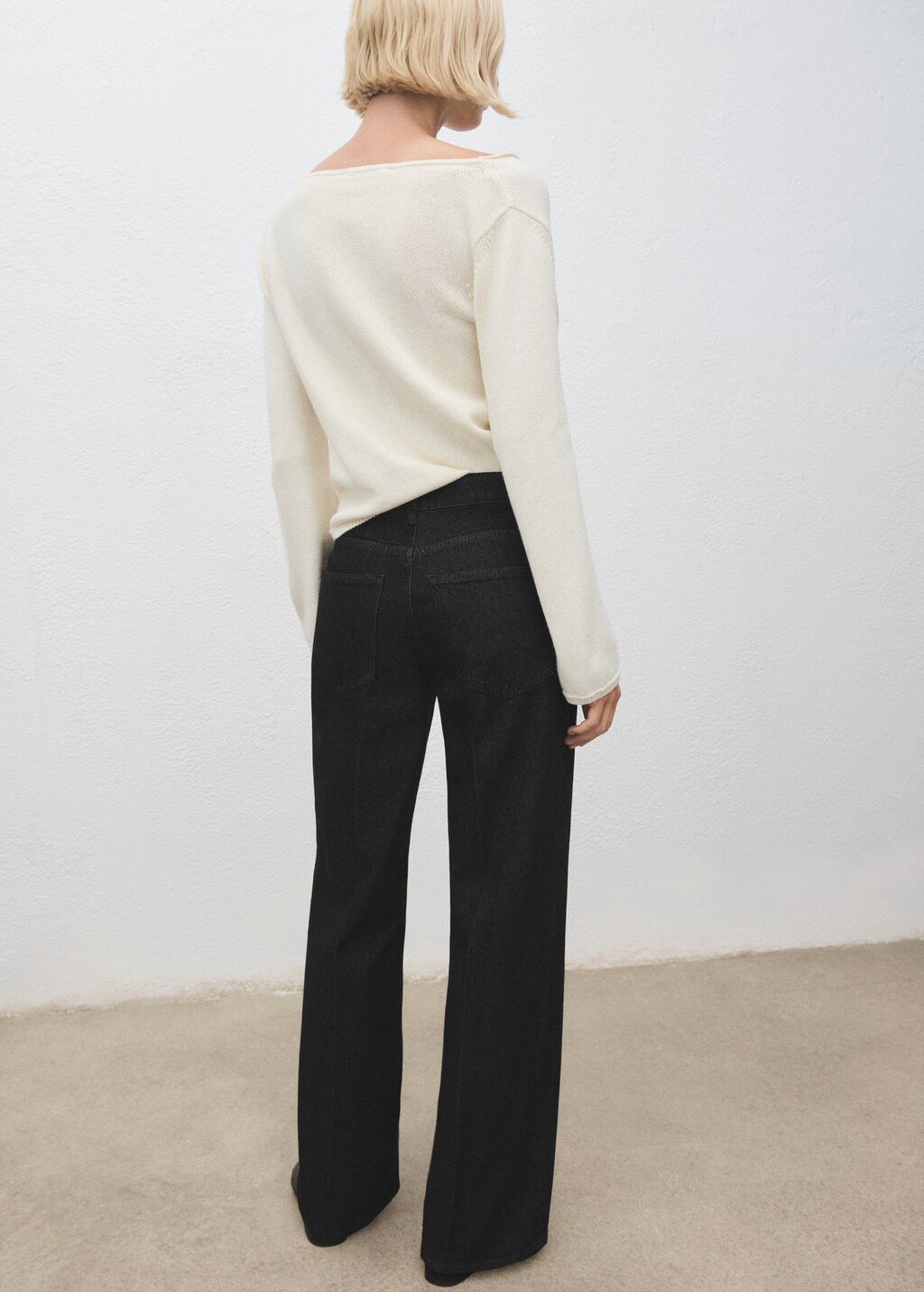 Mango Straight low-waist jeans