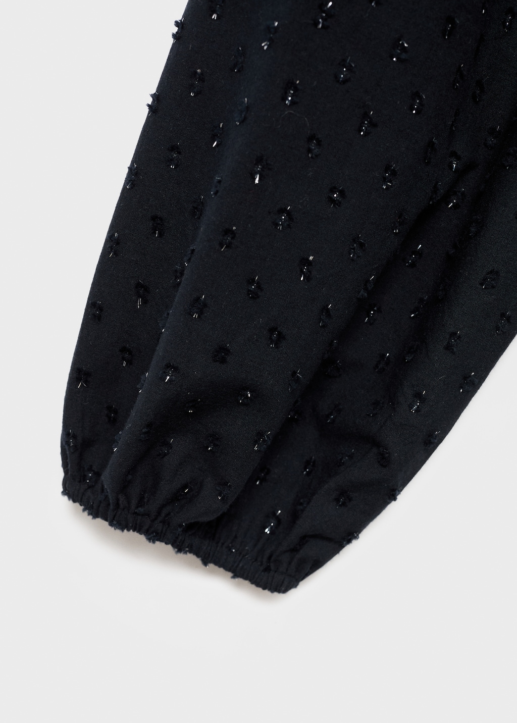 Lurex textured blouse