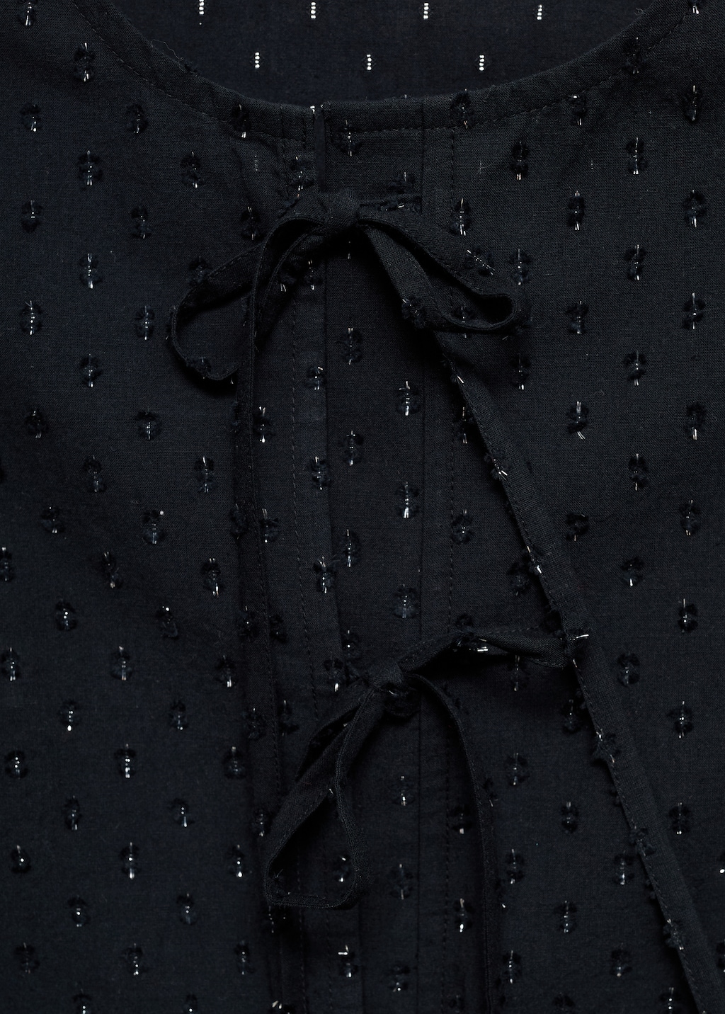 Lurex textured blouse