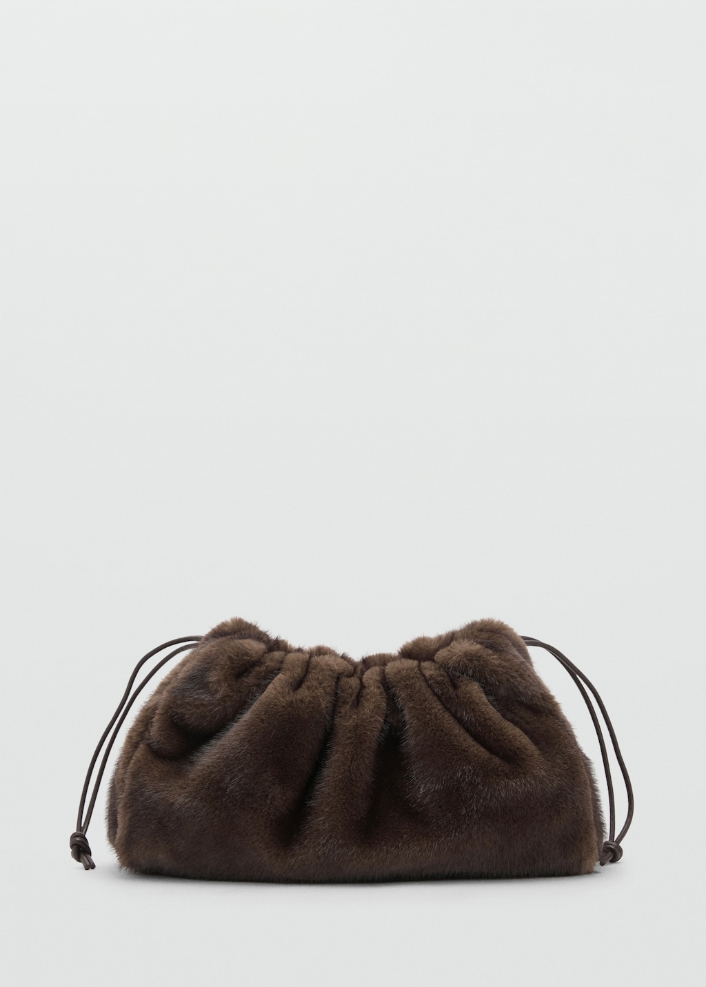 Faux-fur handbag