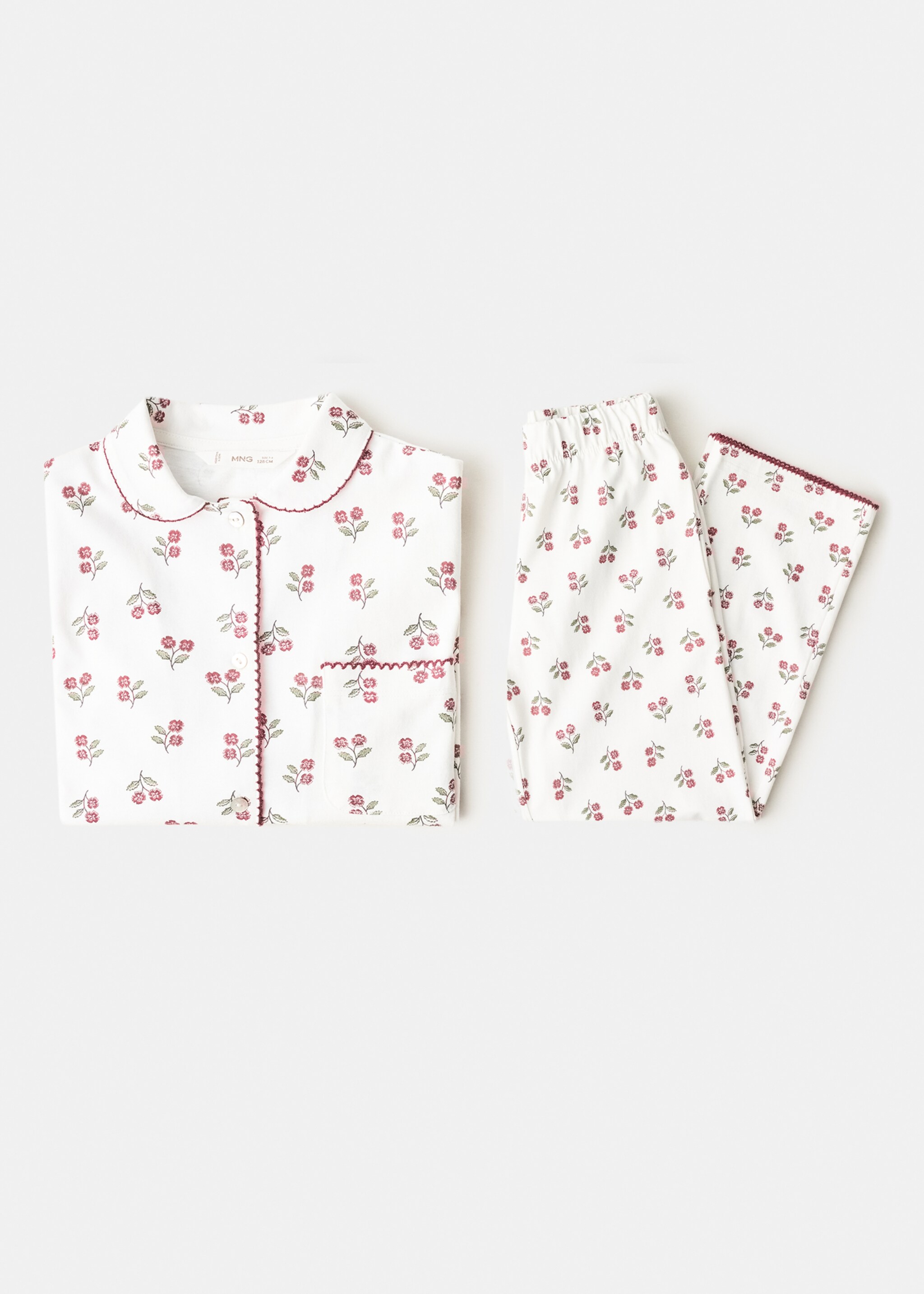 Pyjamas mistle - Details of the article 8, Off White. Ref: 17047128-00.