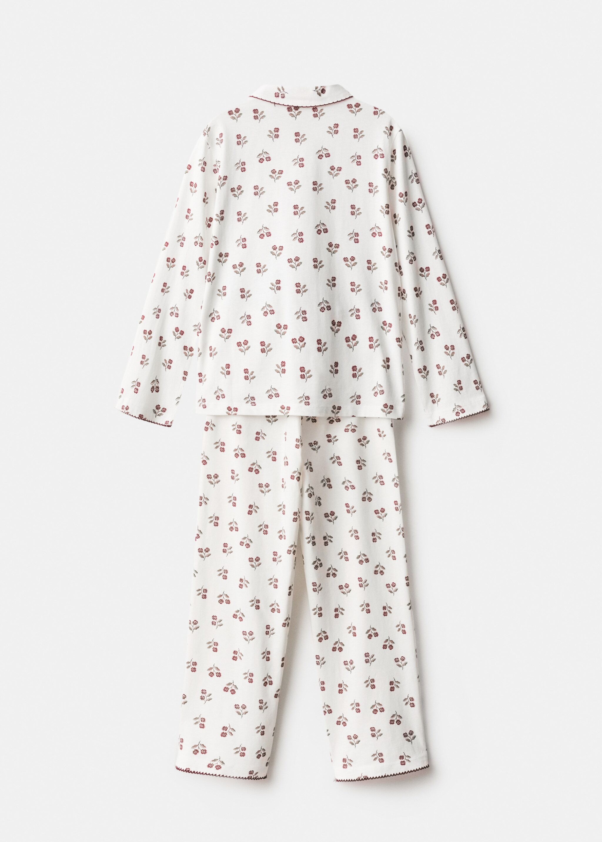 Pyjamas mistle - Reverse of the article, Off White. Ref: 17047128-00.