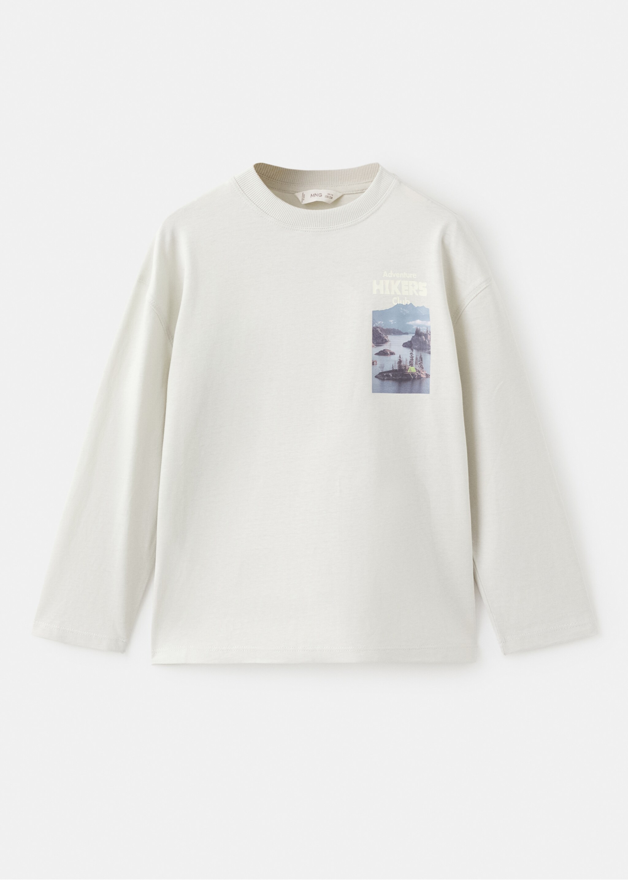 T-shirt hikers - Article sans modèle, Gris glacé. Ref: 17047129-00.