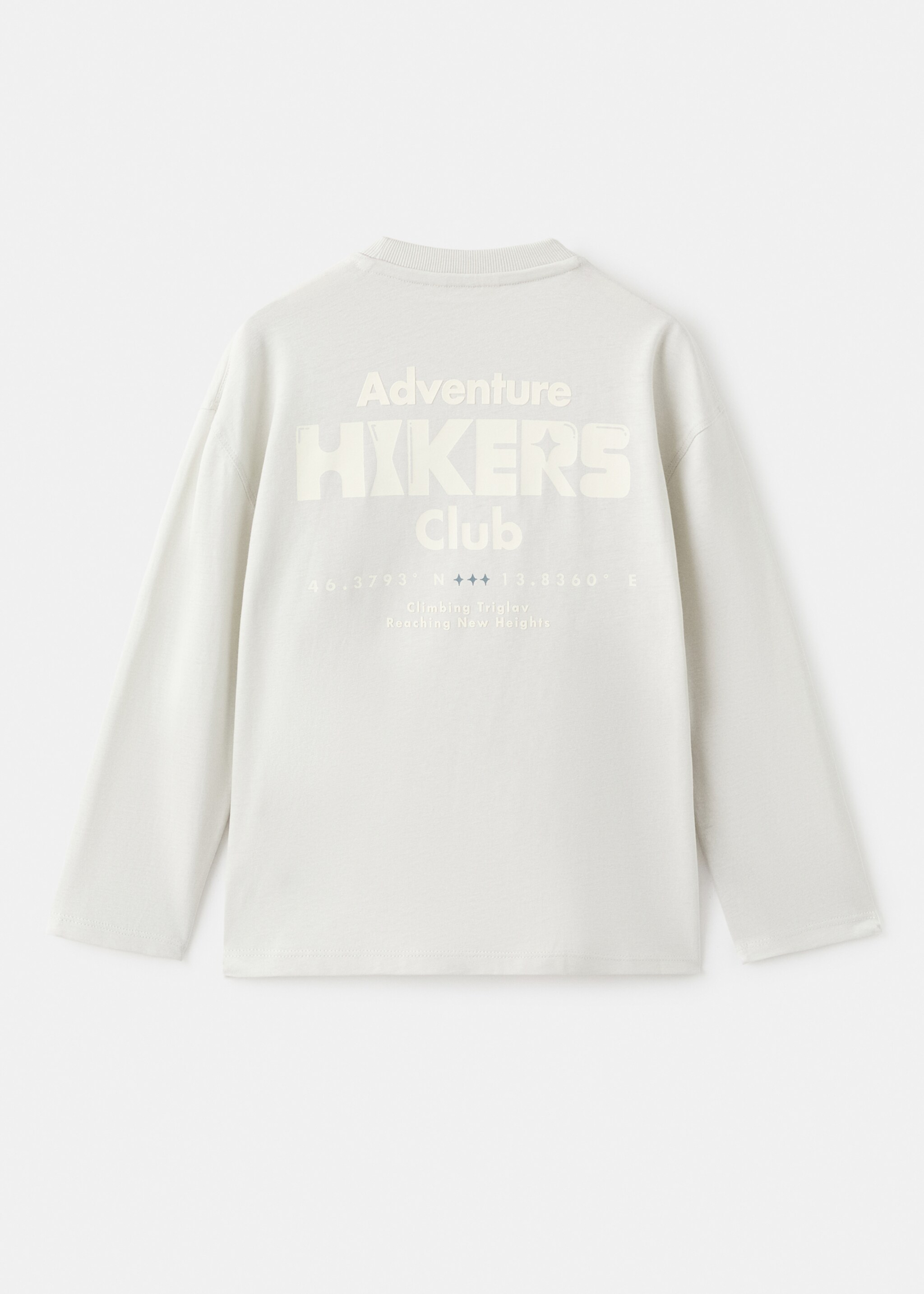 T-shirt hikers - Verso de l’article, Gris glacé. Ref: 17047129-00.