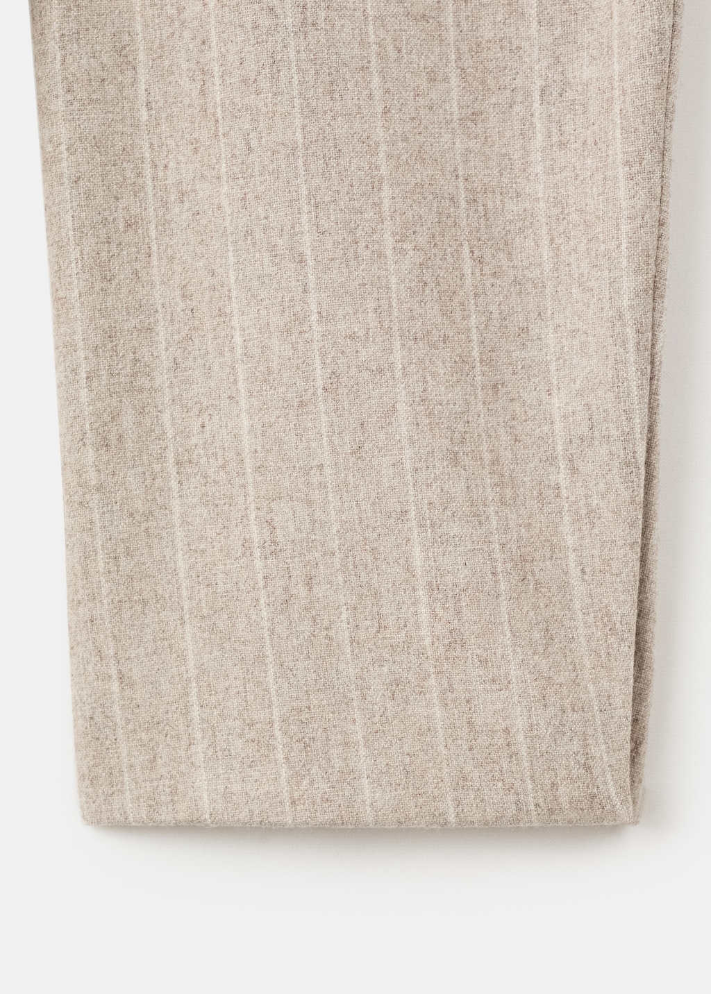 Pinstripe wool suit blazer