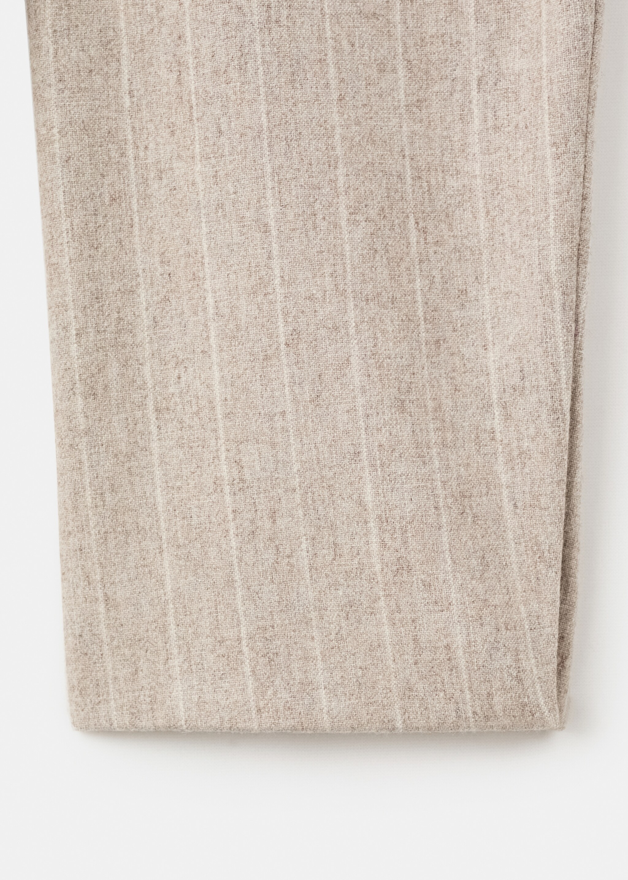 Pinstripe wool suit jacket - Details of the article 0, Grey. Ref: 17047140-00.