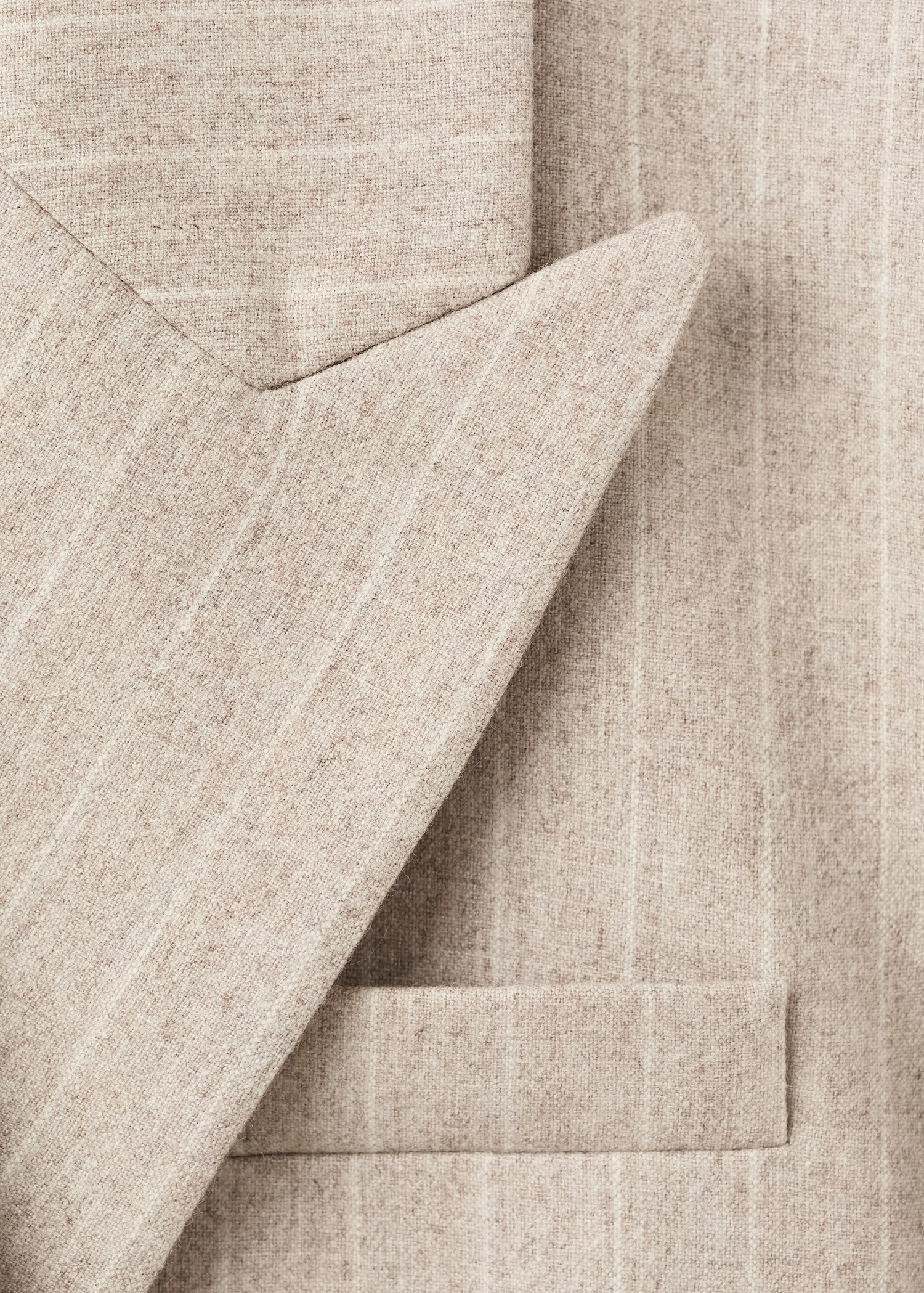 Pinstripe wool suit jacket - Details of the article 8
