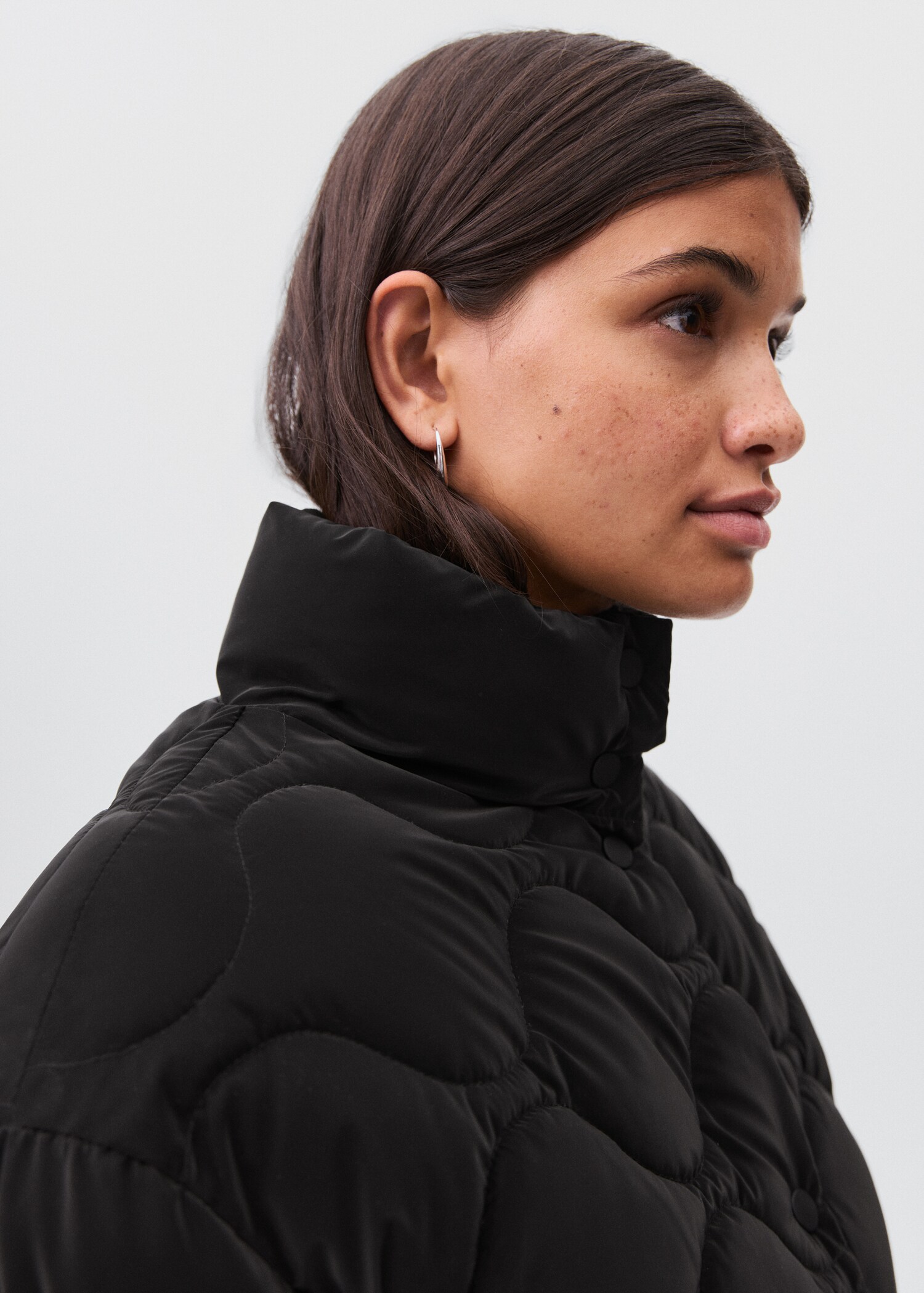 Anorak acolchado efecto encerado - Detalle del artículo 1