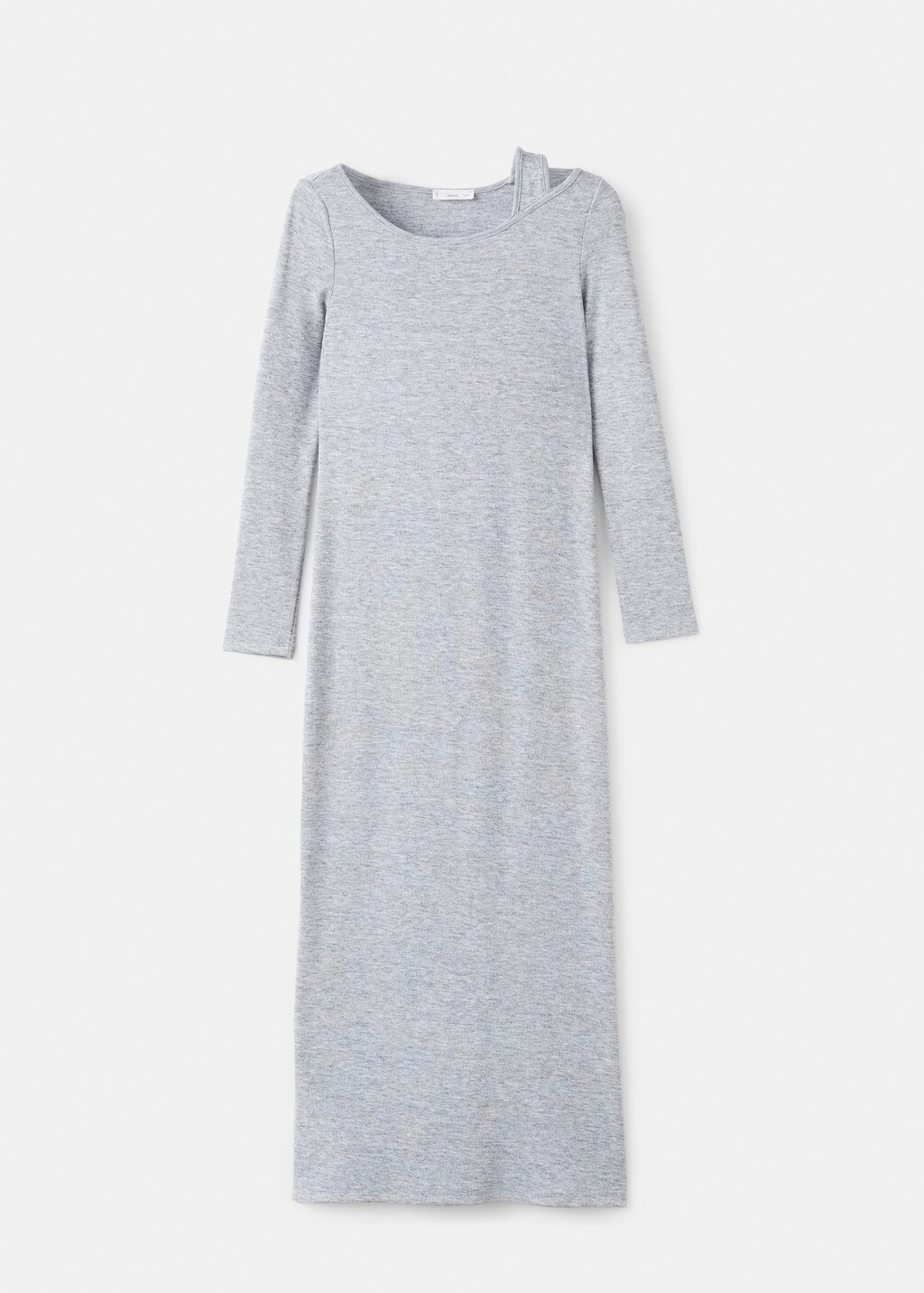 Long dress with cut-out