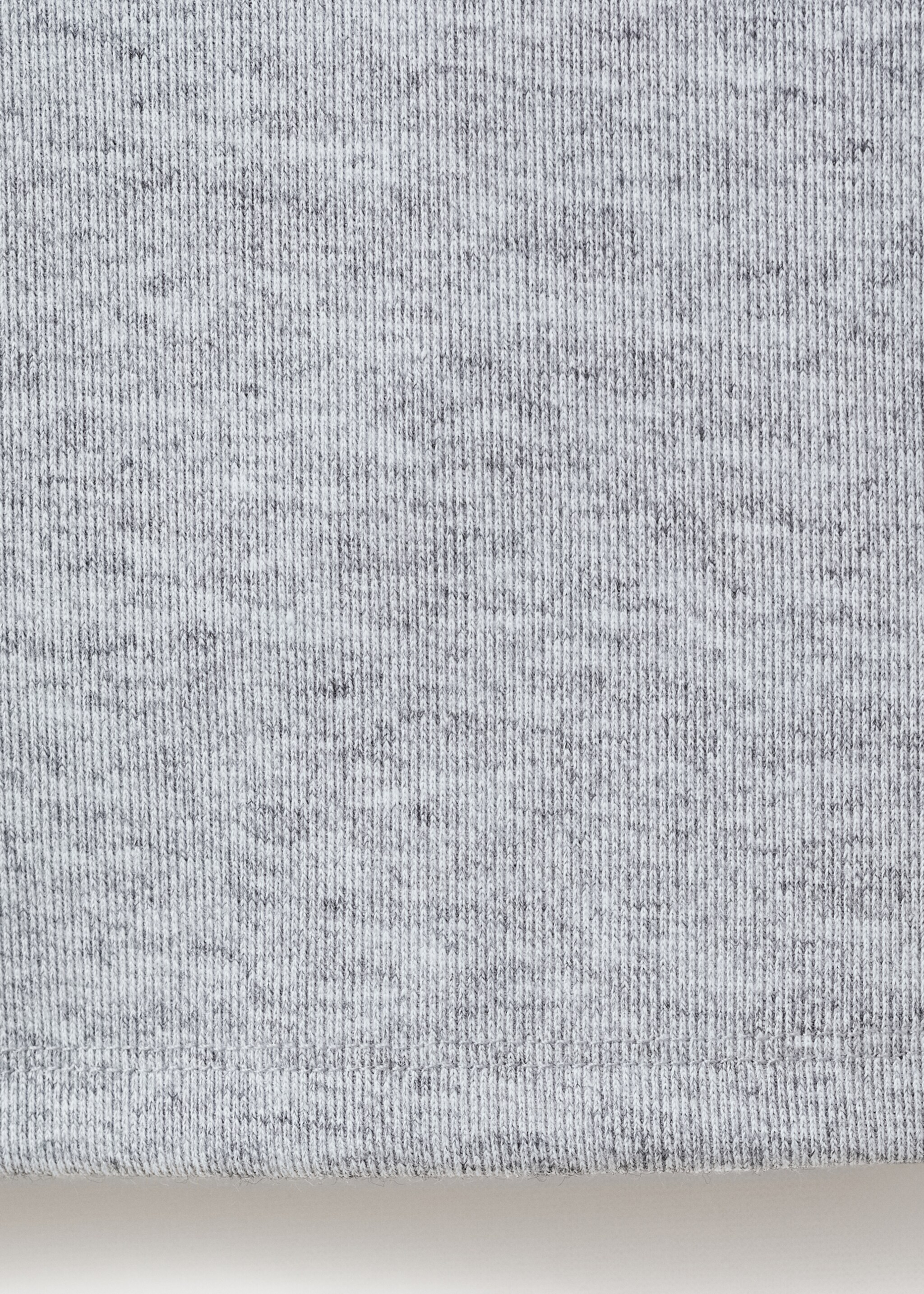 Long dress with cut-out - Details of the article 8, Medium Heather Grey. Ref: 17047761-00.