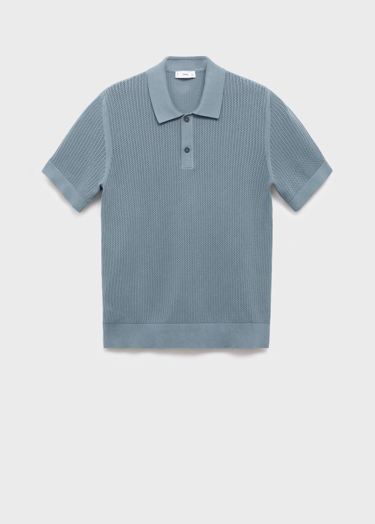 Katoenen ajour poloshirt - Artikel zonder model