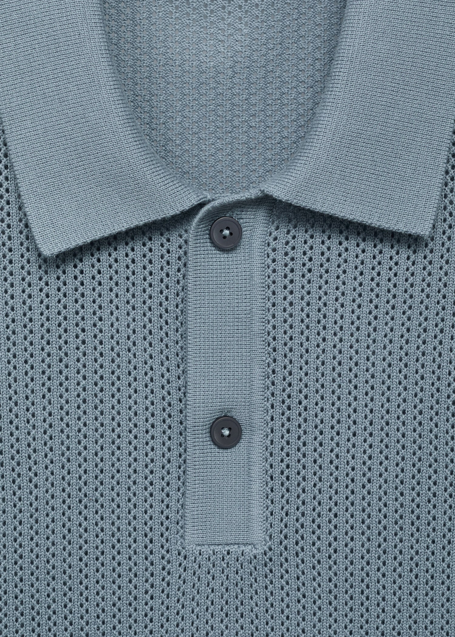 Katoenen ajour poloshirt - Detail van het artikel 8