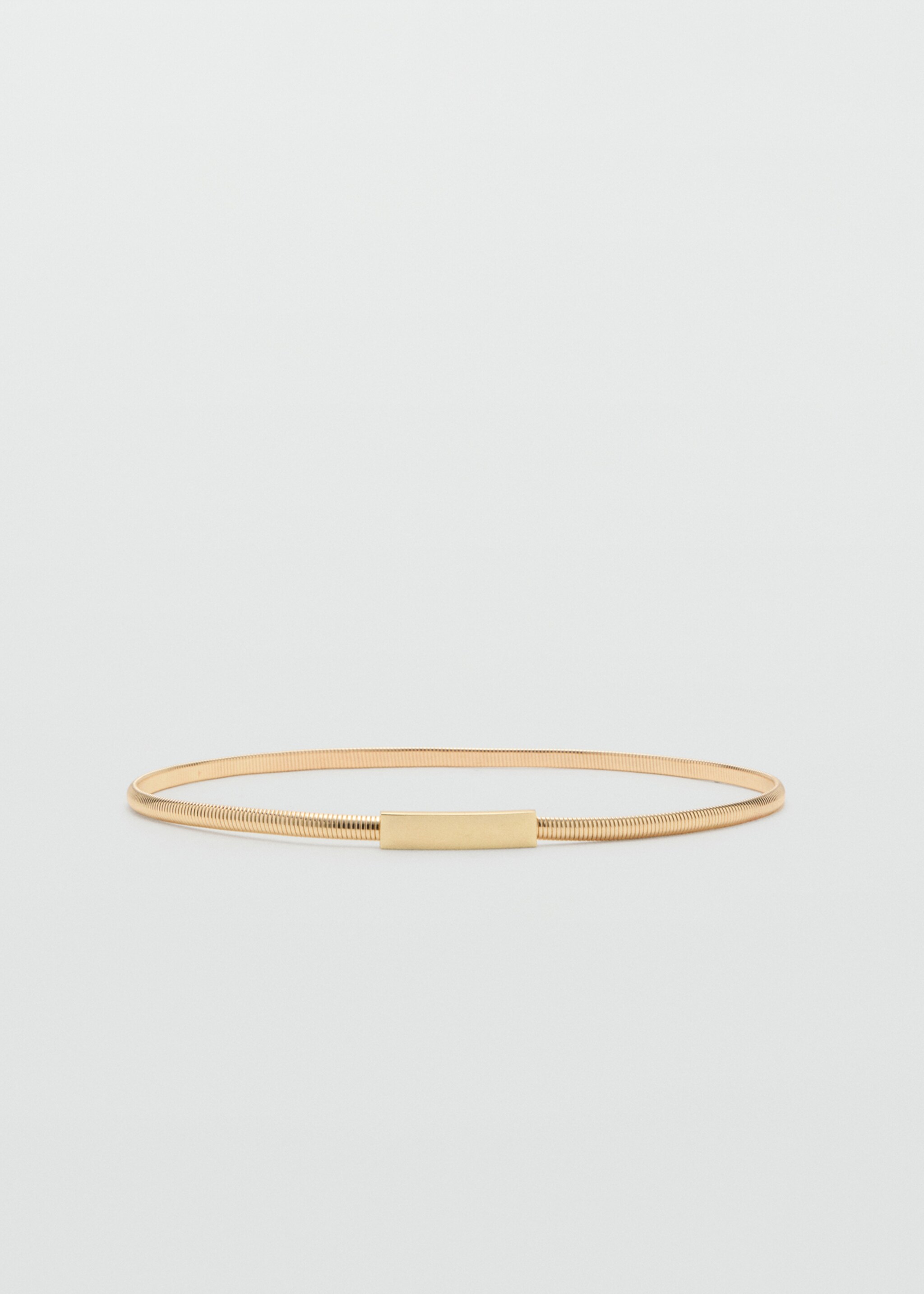 Skinny metal belt - Article without model, Gold. Ref: 17047763-00.