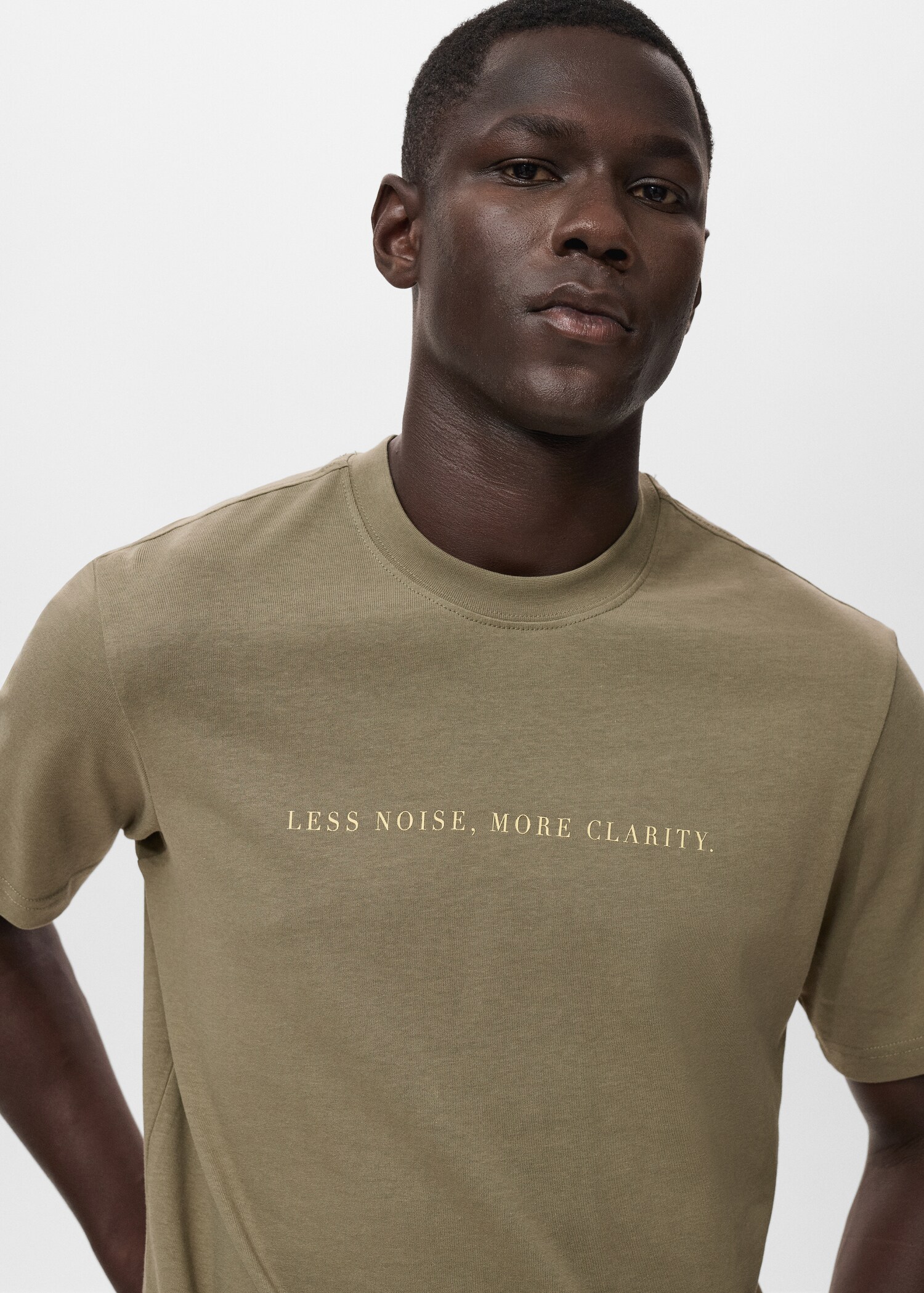 Camiseta 100% algodón texto - Detalle del artículo 1