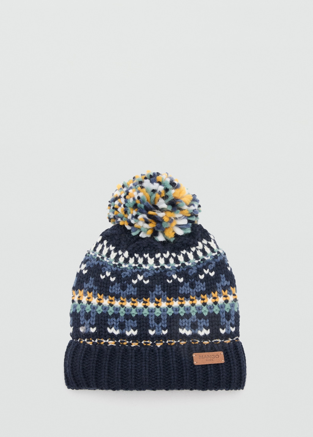 Knitted bobble hat