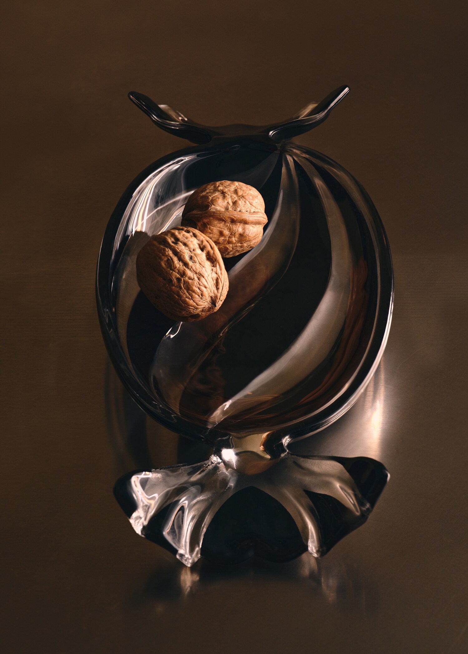 Glass tray with ribbon lines - Details of the article 6