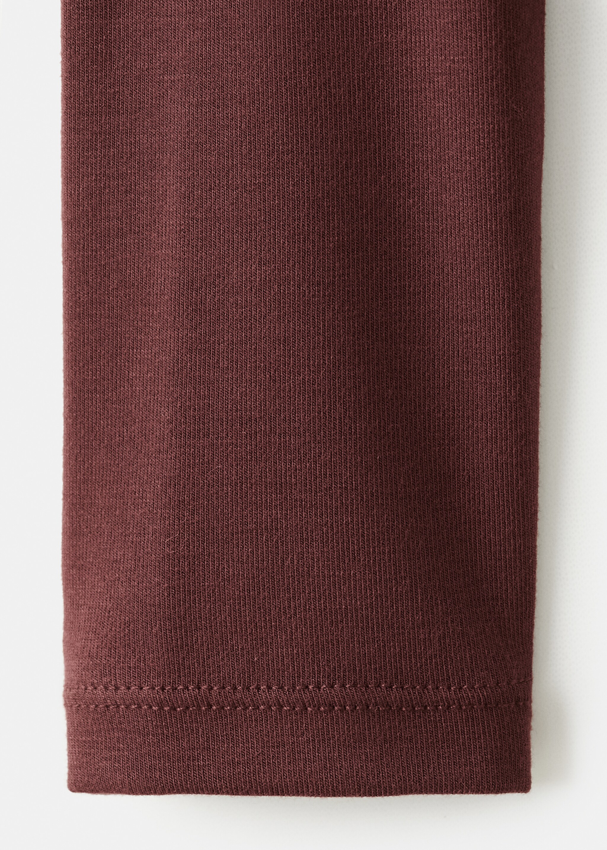 Turtleneck T-shirt - Details of the article 0, Brown. Ref: 17047784-00.