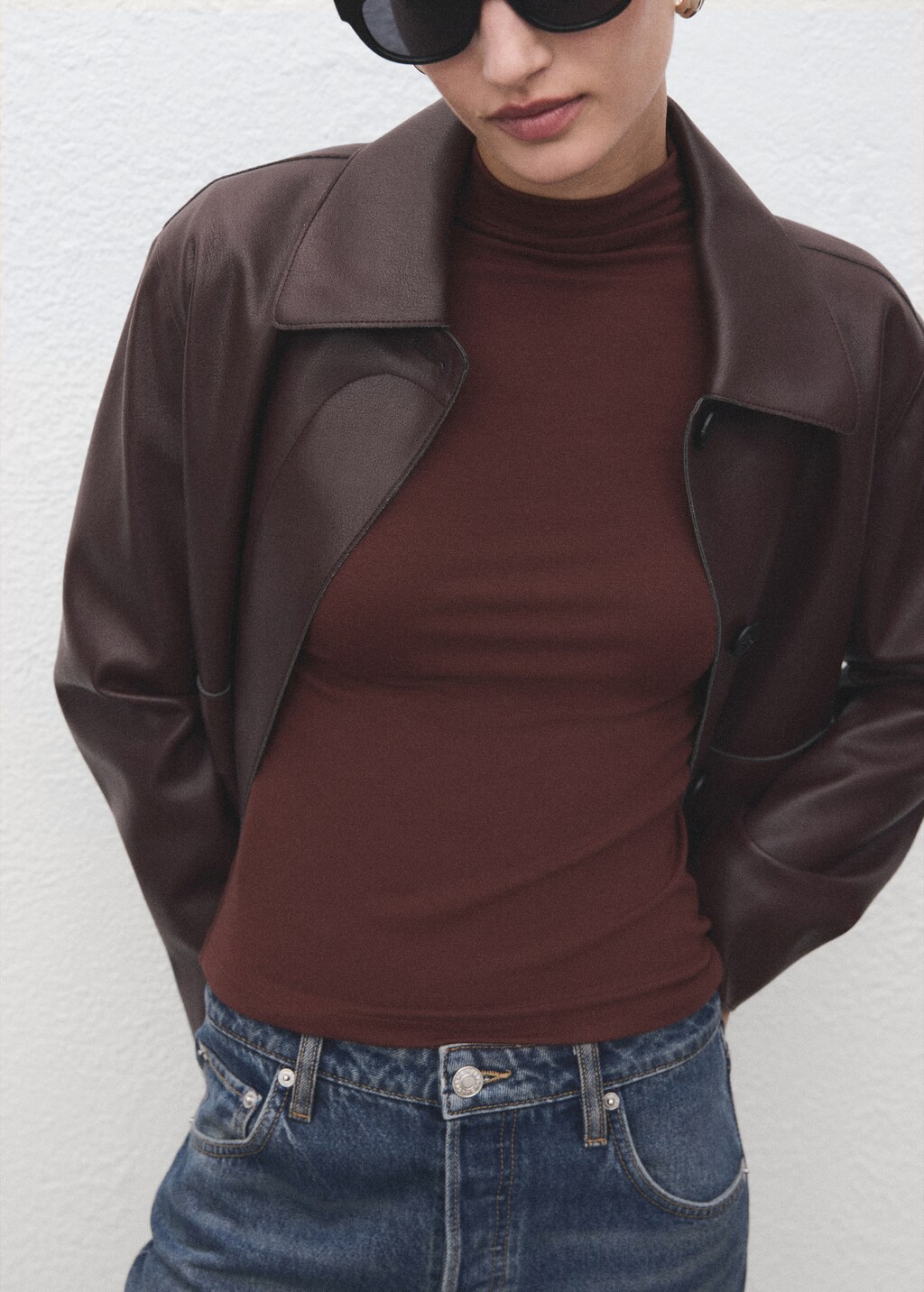Mango Turtleneck T-shirt