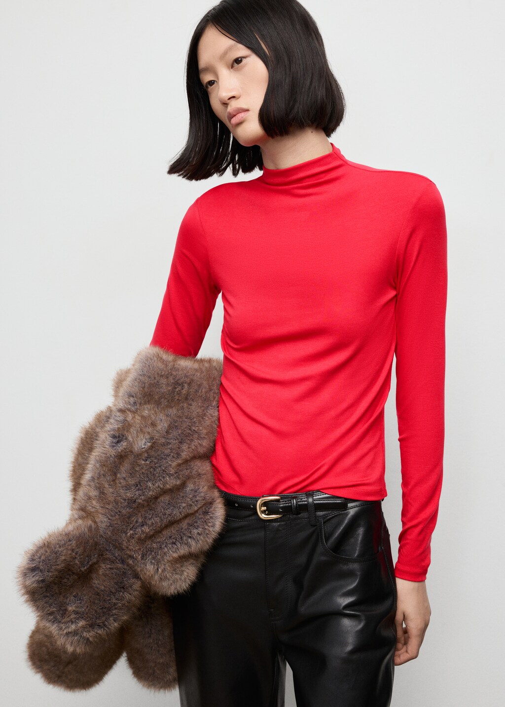 Mango Turtleneck T-shirt