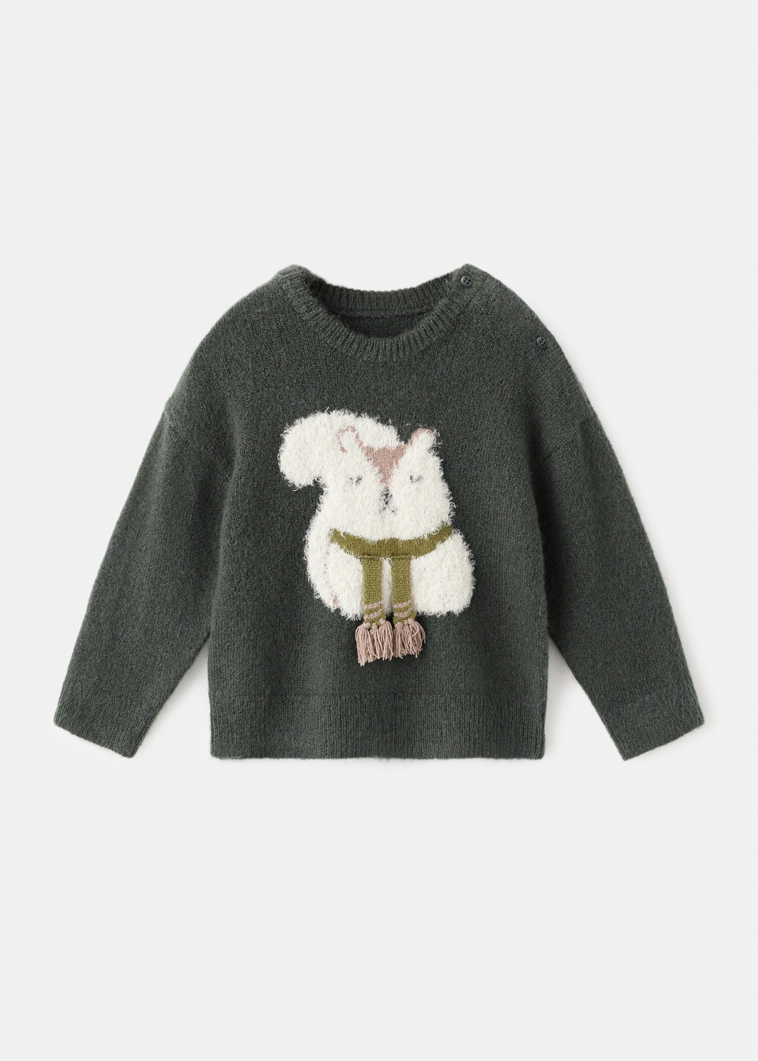 Animal embroidered sweater - Article without model