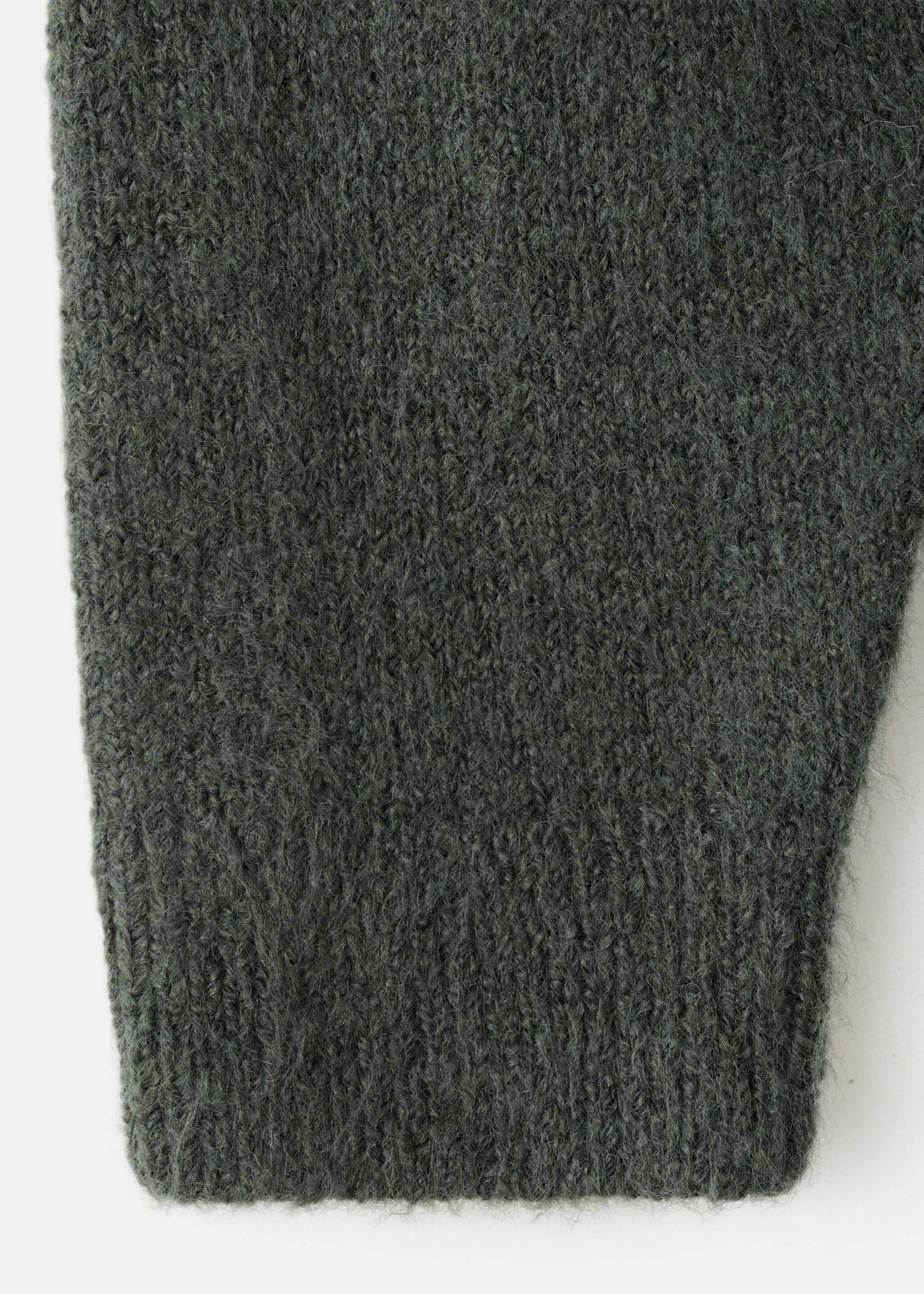 Animal embroidered sweater - Details of the article 0, Dark Green. Ref: 17047789-00.