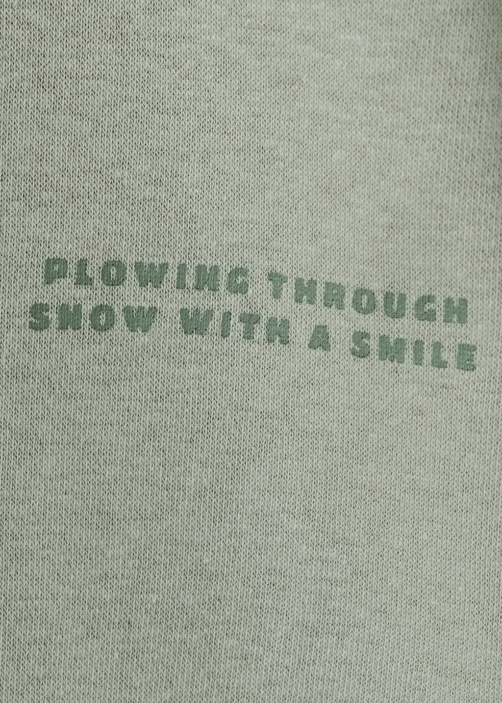 Printed embroidered sweatshirt