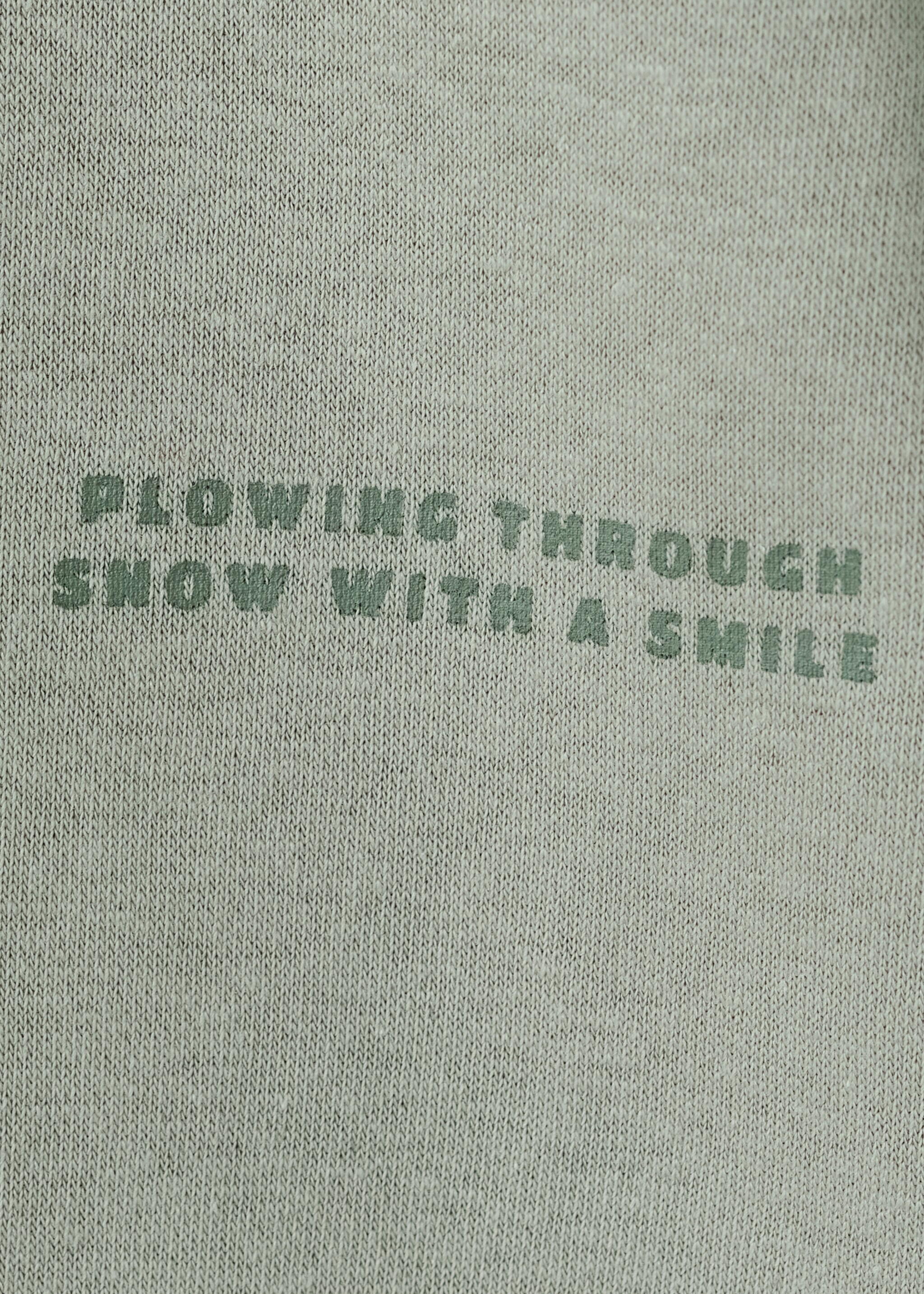 Geborduurd bedrukt sweatshirt - Detail van het artikel 8, Bosgroen. Ref: 17047792-00.