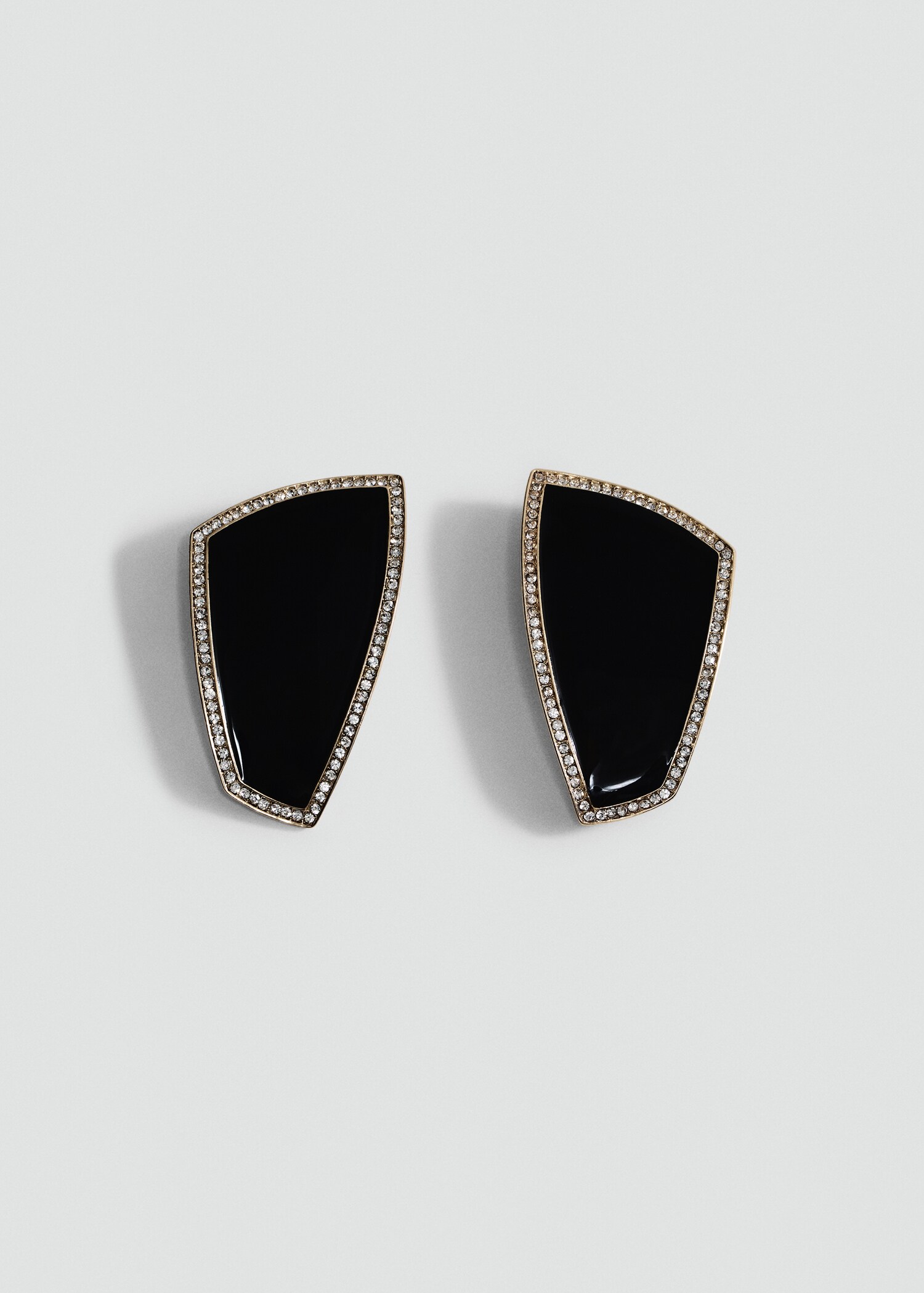 Earrings with combined crystals - Article without model