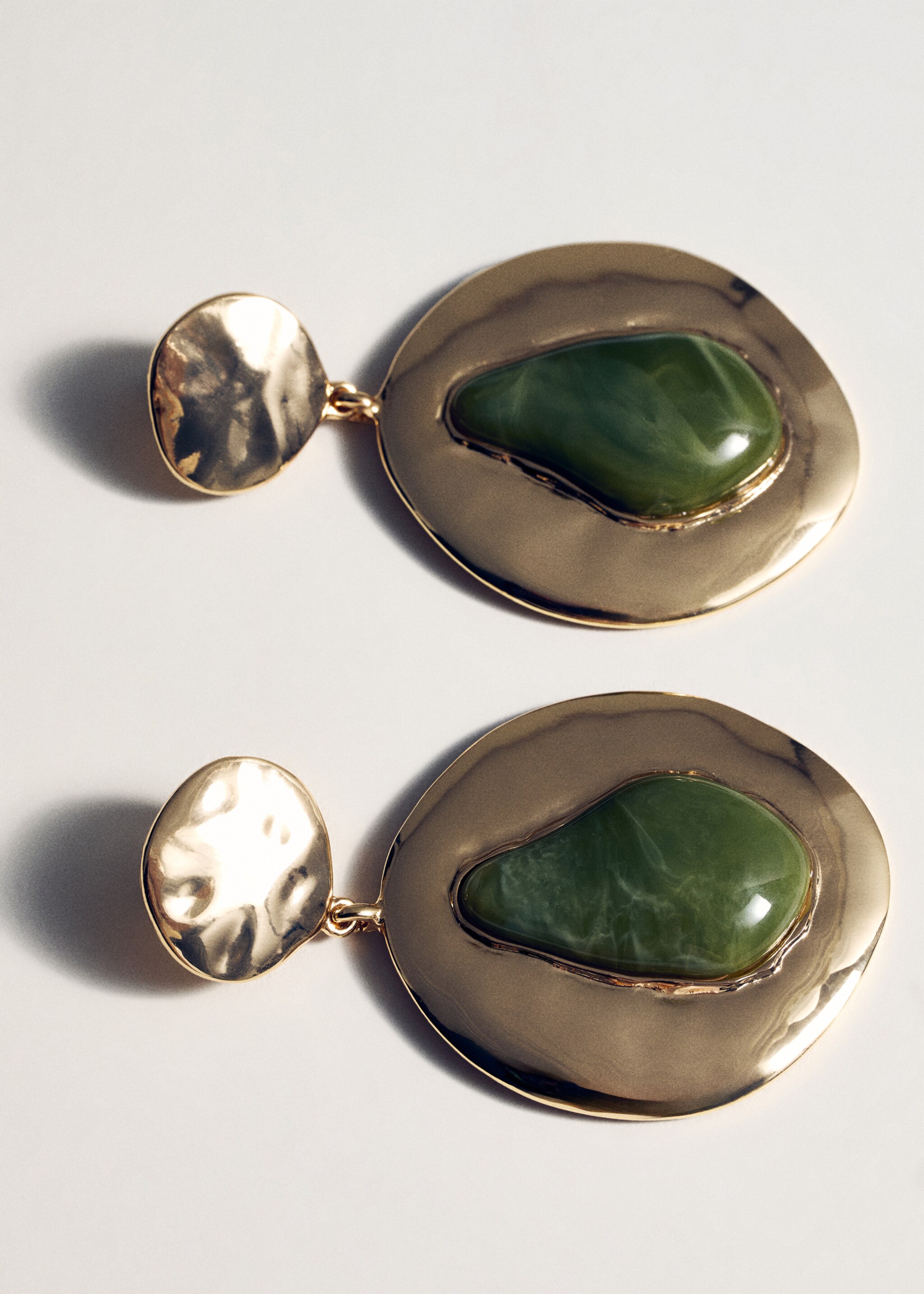 Earrings oliana - Details of the article 5, Green. Ref: 17047798-00.