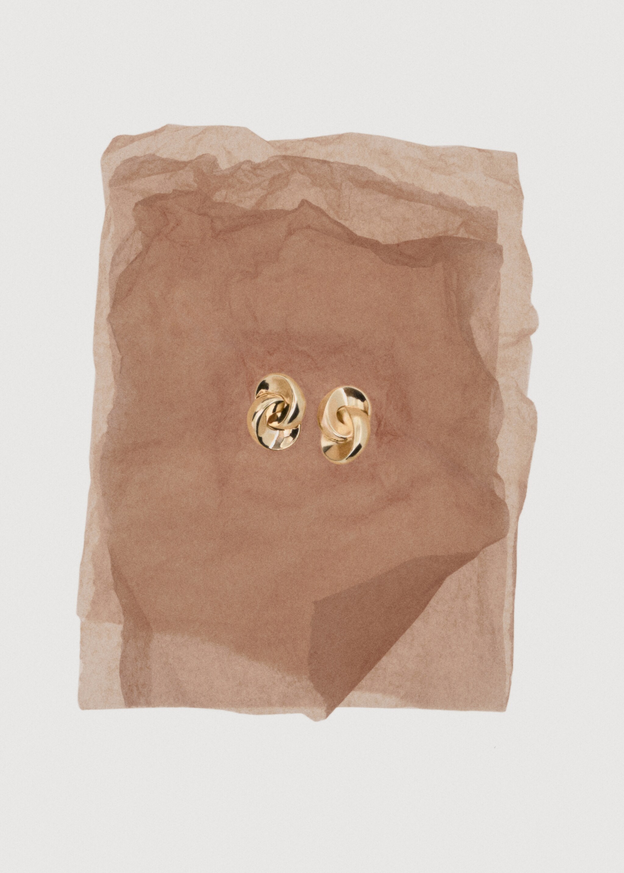 Créoles ouvertes entrelacées - Détail de l'article 7, Or. Ref: 17047800-00.