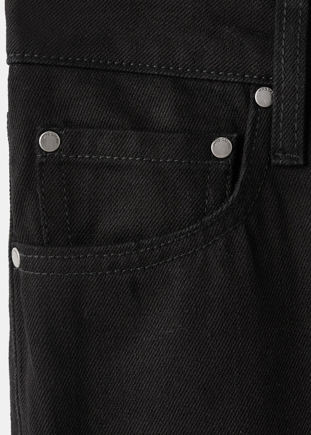 Wide-leg jeans with rhinestones