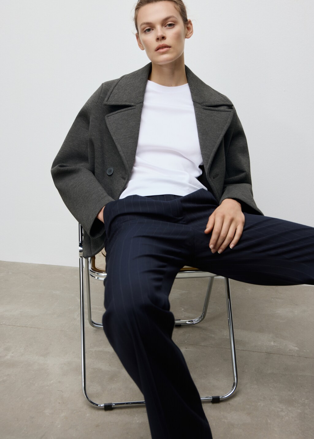 Mango Combined hooded jacket