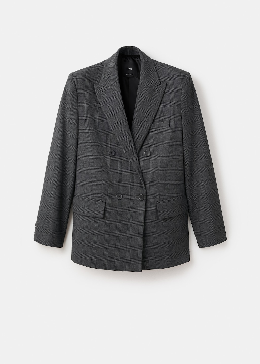 Oversized double-breasted suit jacket | MANGO Japan