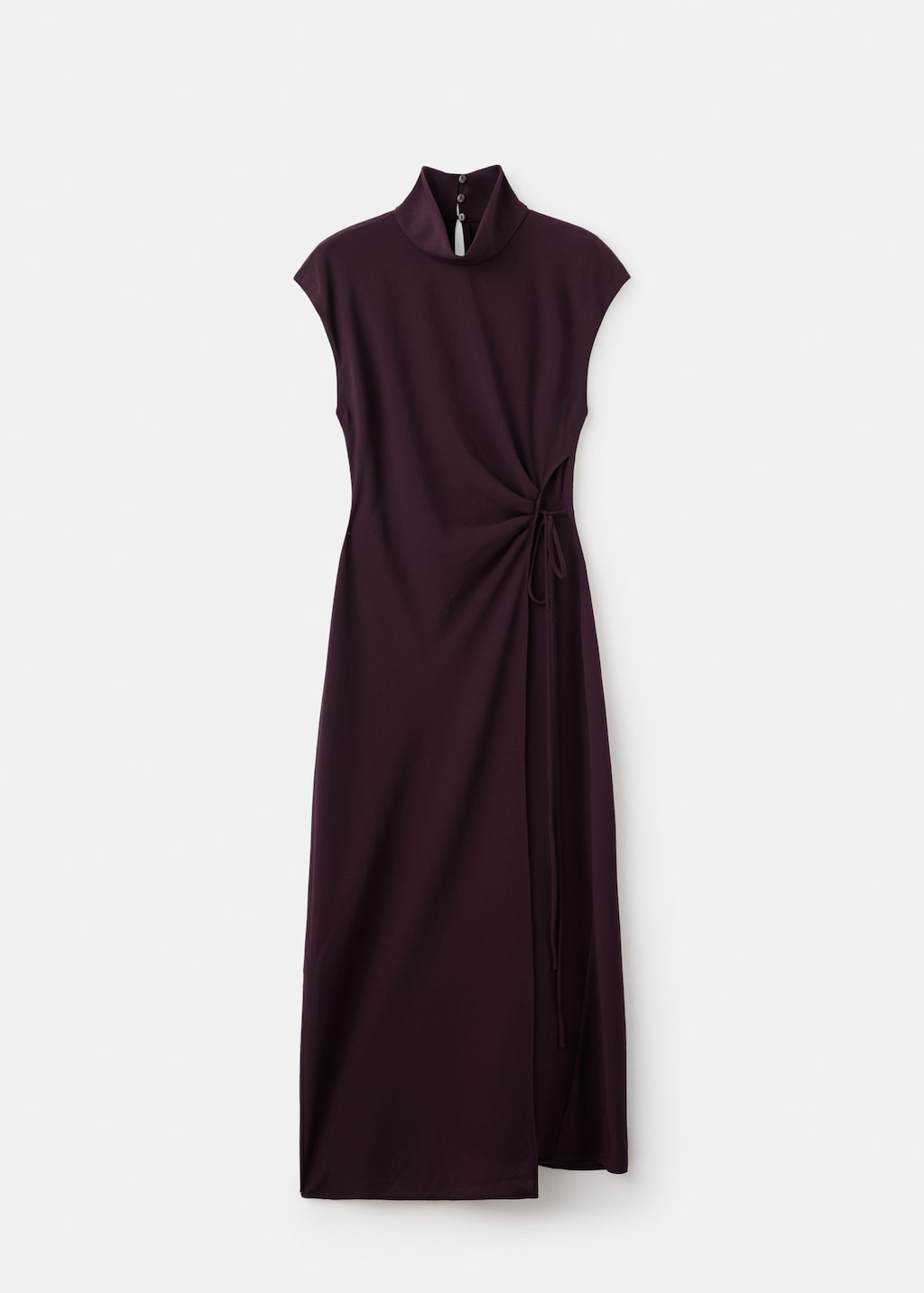 Mango Turtleneck wrap dress