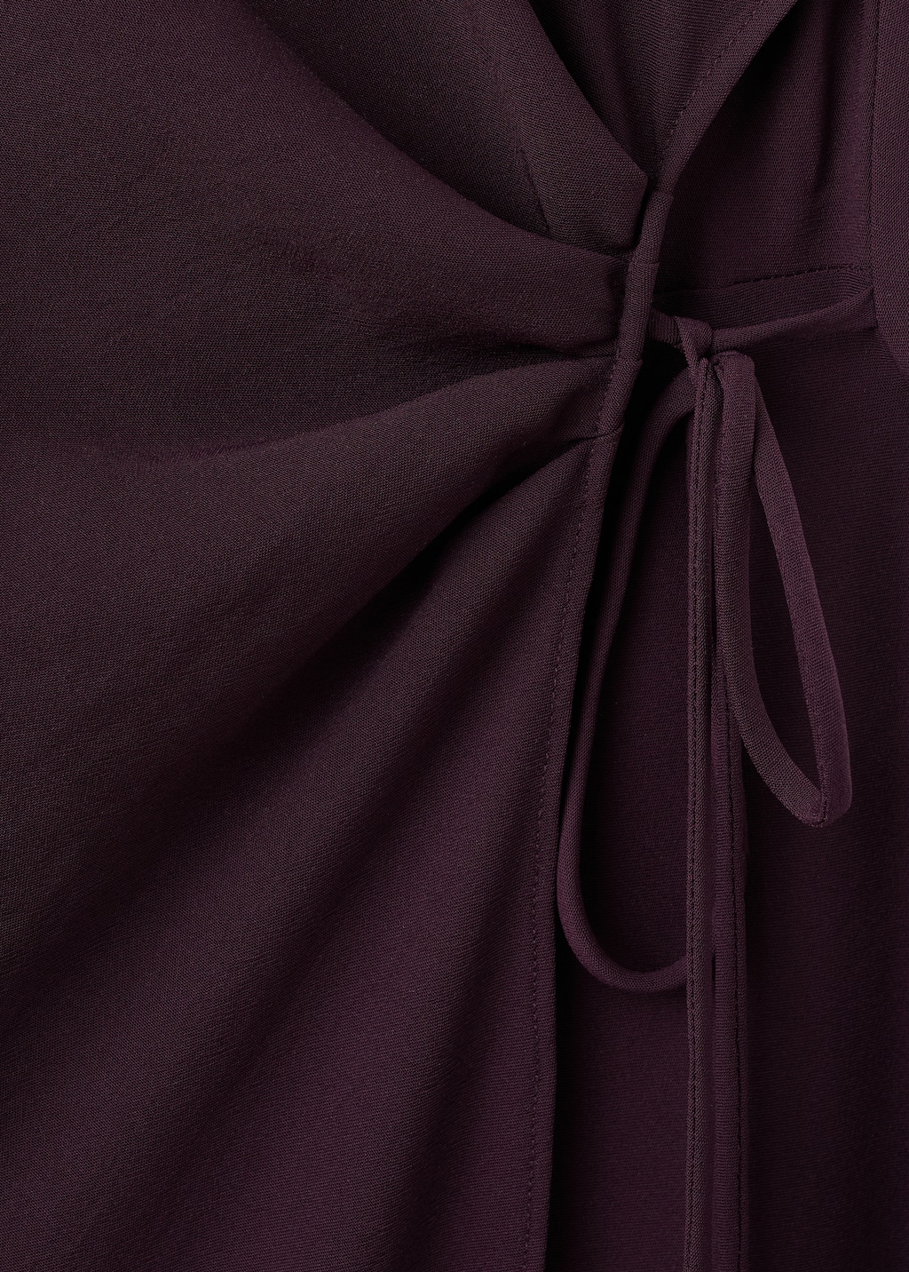 Mango Turtleneck wrap dress