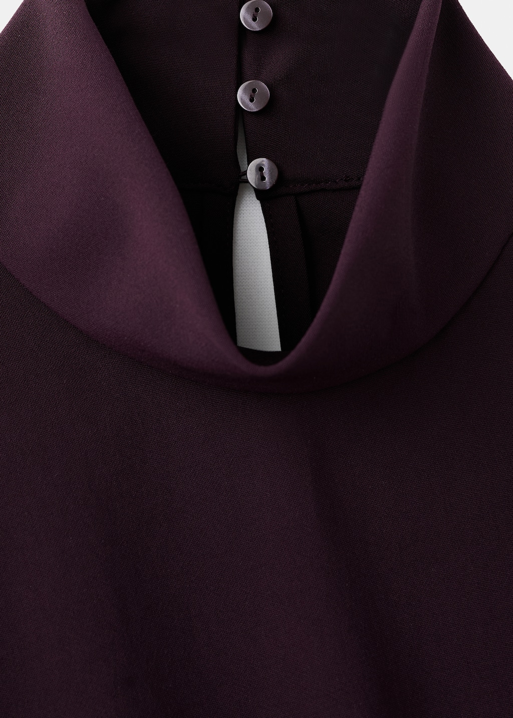 Turtleneck wrap dress