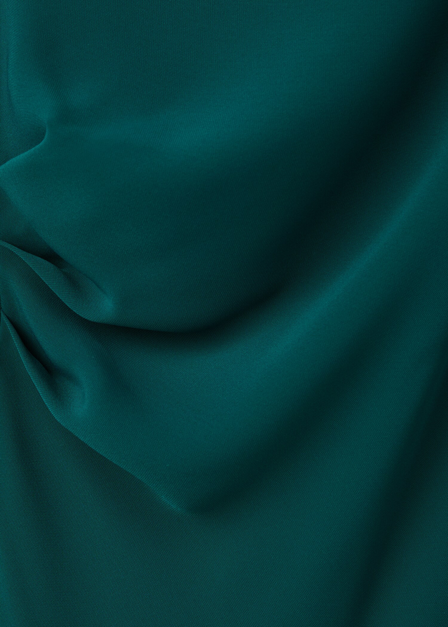Ruched dress with draped neckline - Details of the article 8