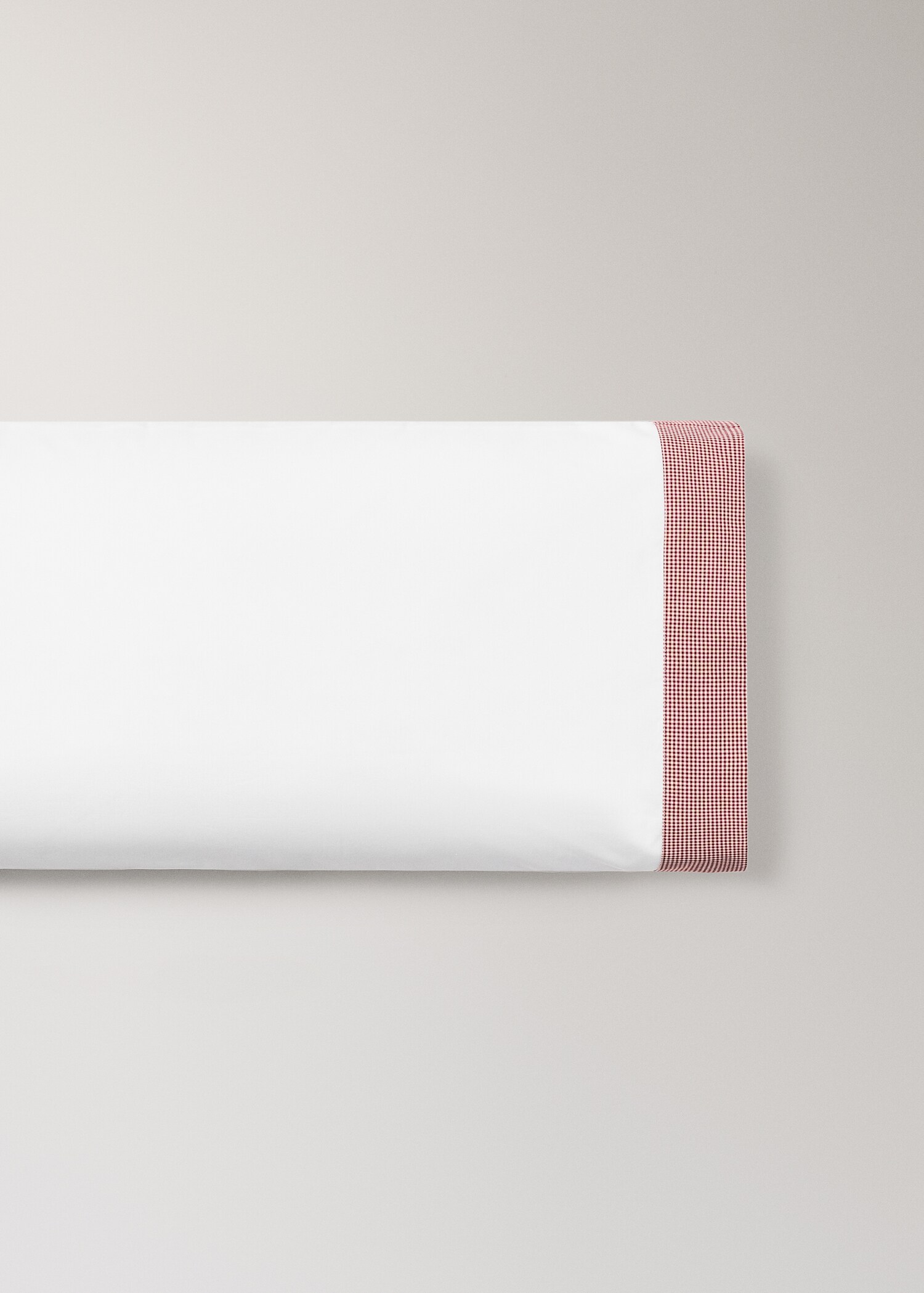 Children's pillowcase in yarn-dyed vichy check 45x110 cm - Article without model