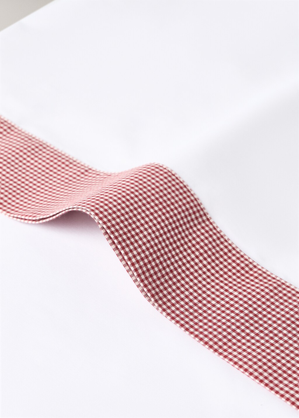 Yarn-dyed gingham-check children's pillowcase 45x110 cm
