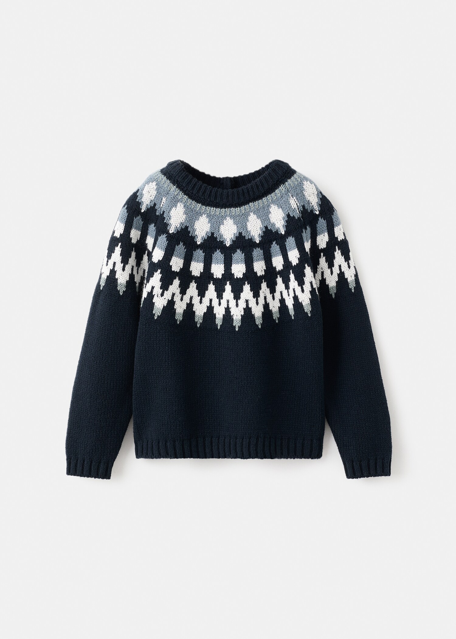 Pull-over maille jacquard - Article sans modèle