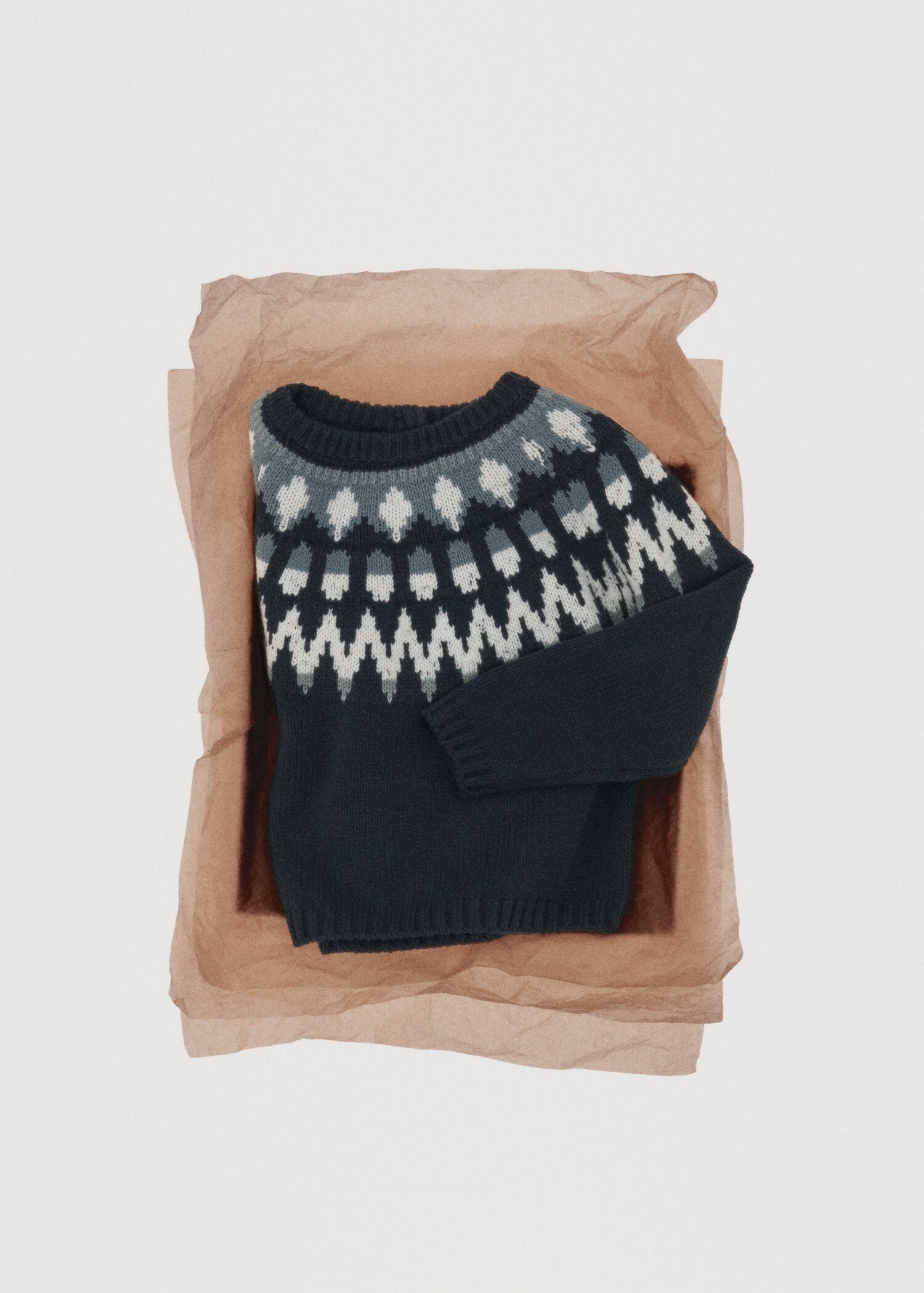 Strickpullover mit Jacquardmuster - Detail des Artikels 7