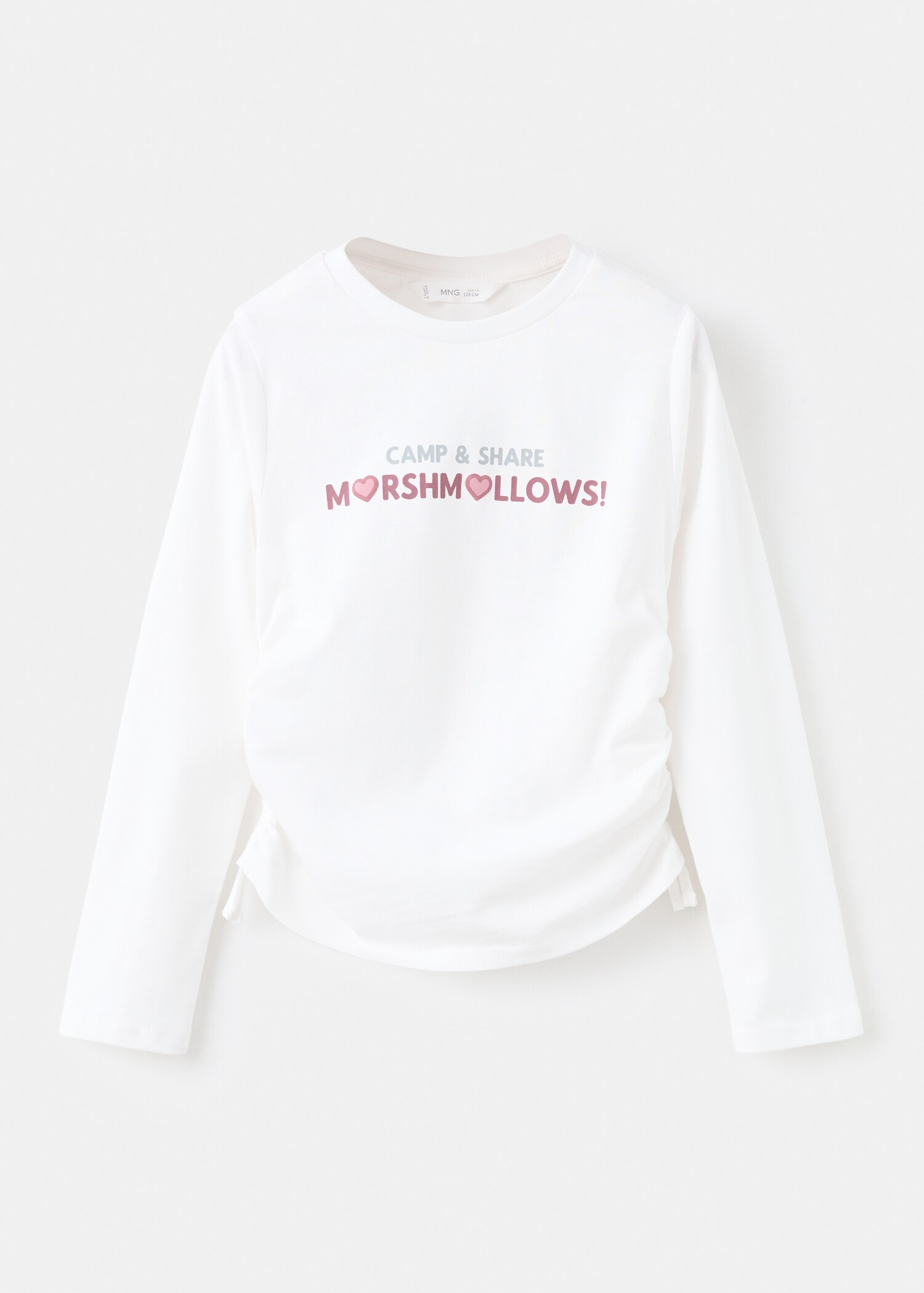 T-shirt froncé imprimé - Article sans modèle