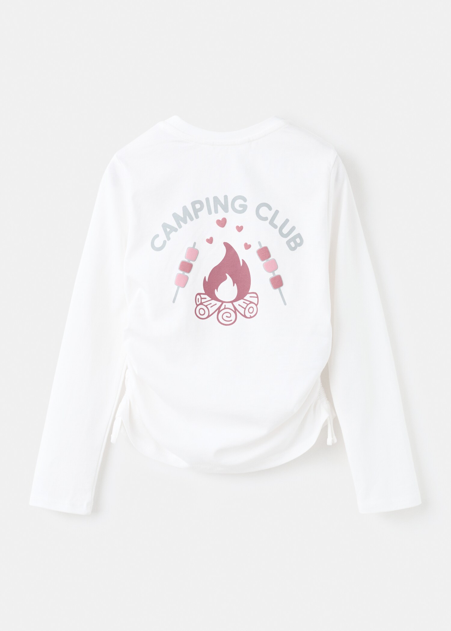 T-shirt froncé imprimé - Verso de l’article