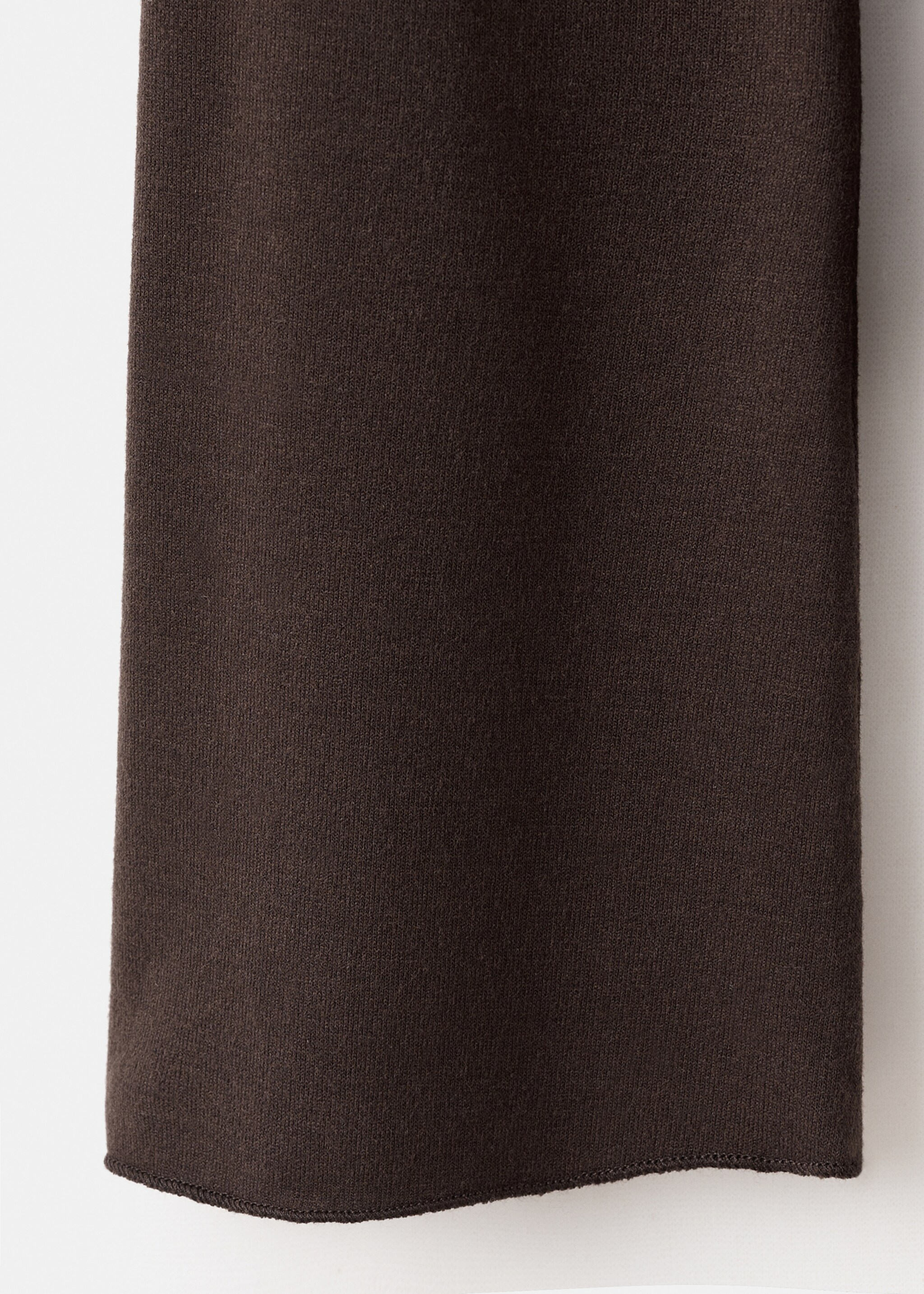 Boat neck t-shirt - Details of the article 0, Brown. Ref: 17047817-00.