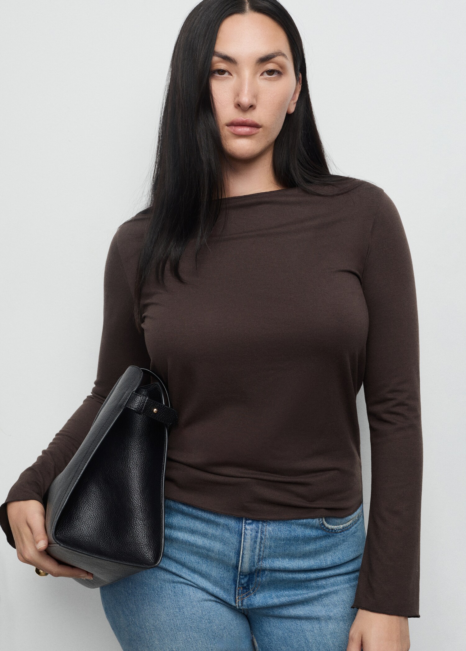 Boat neck t-shirt - Details of the article 5