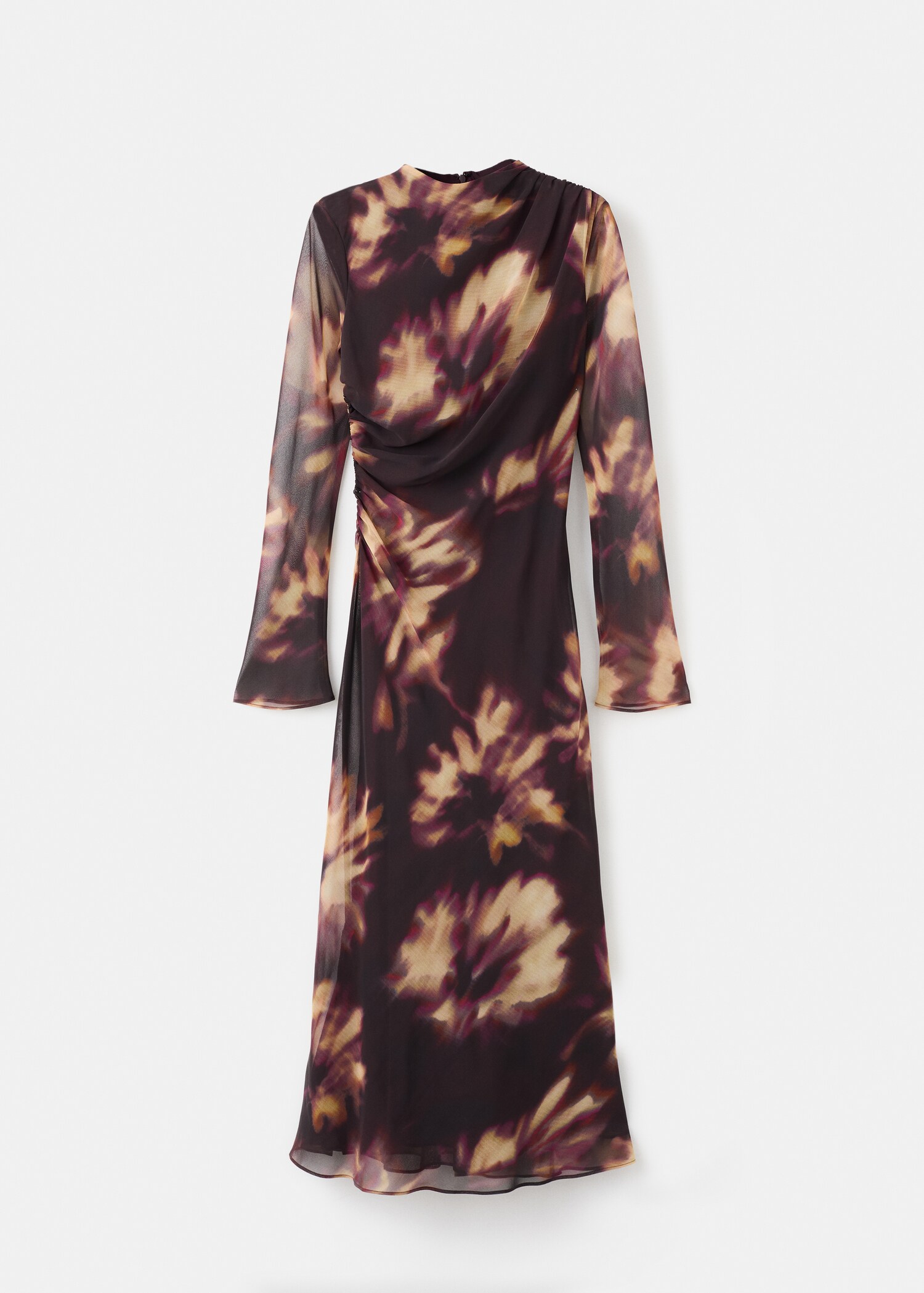Robe froncée tie-dye - Article sans modèle