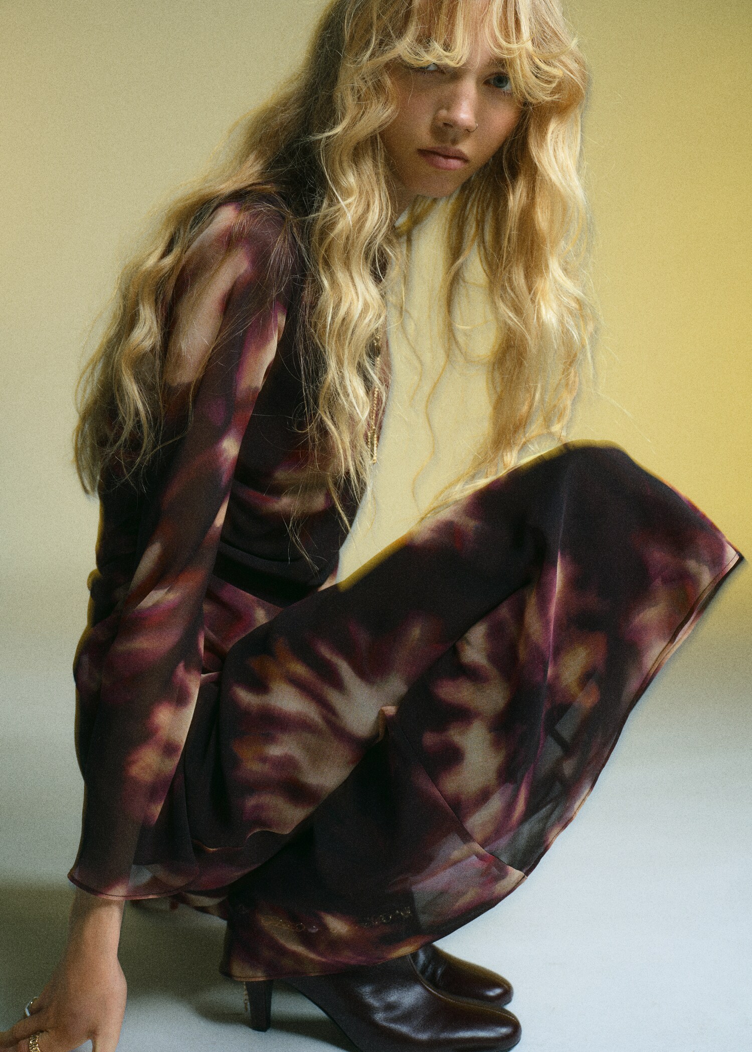 Robe froncée tie-dye - Détail de l'article 2
