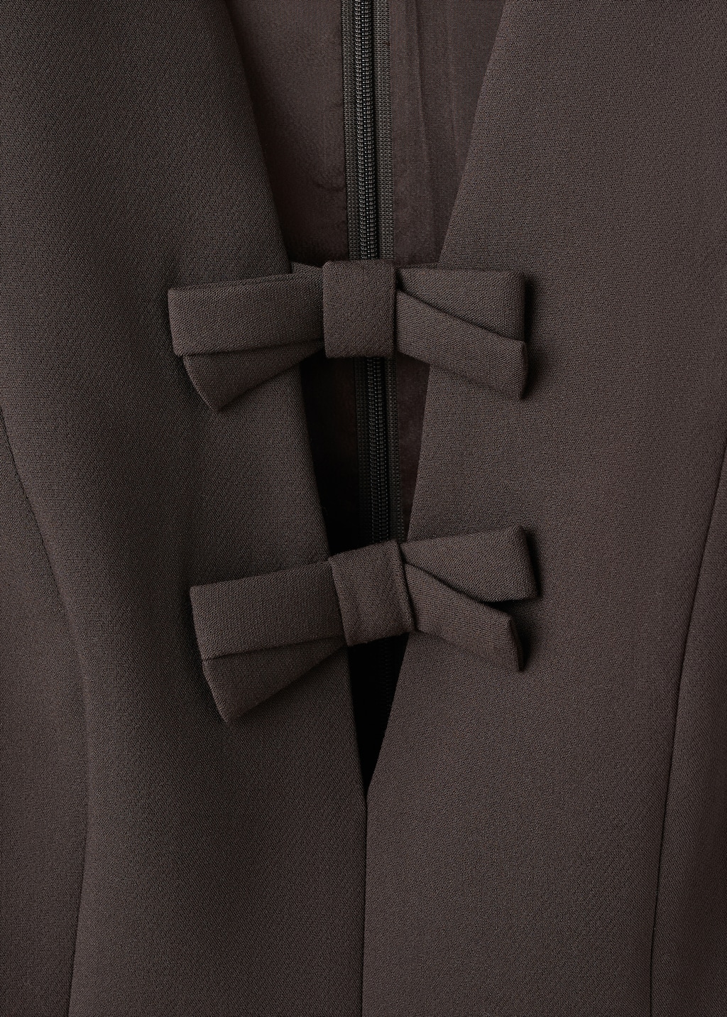 V-neck blouse with bows