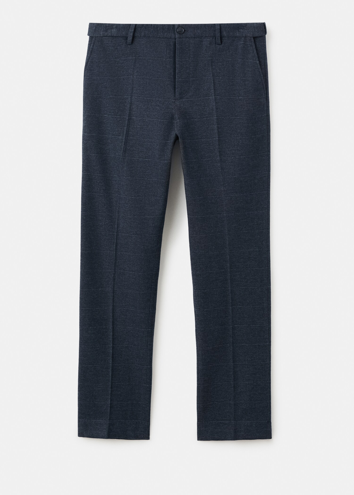 Slim-fit flannel trousers - Article without model