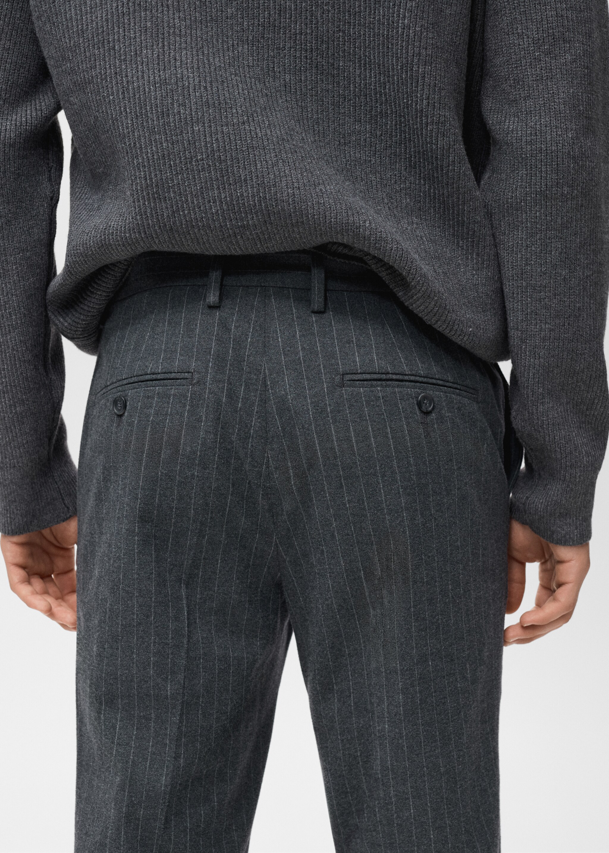 Trousers brest - Details of the article 4, Medium Heather Grey. Ref: 17047885-00.